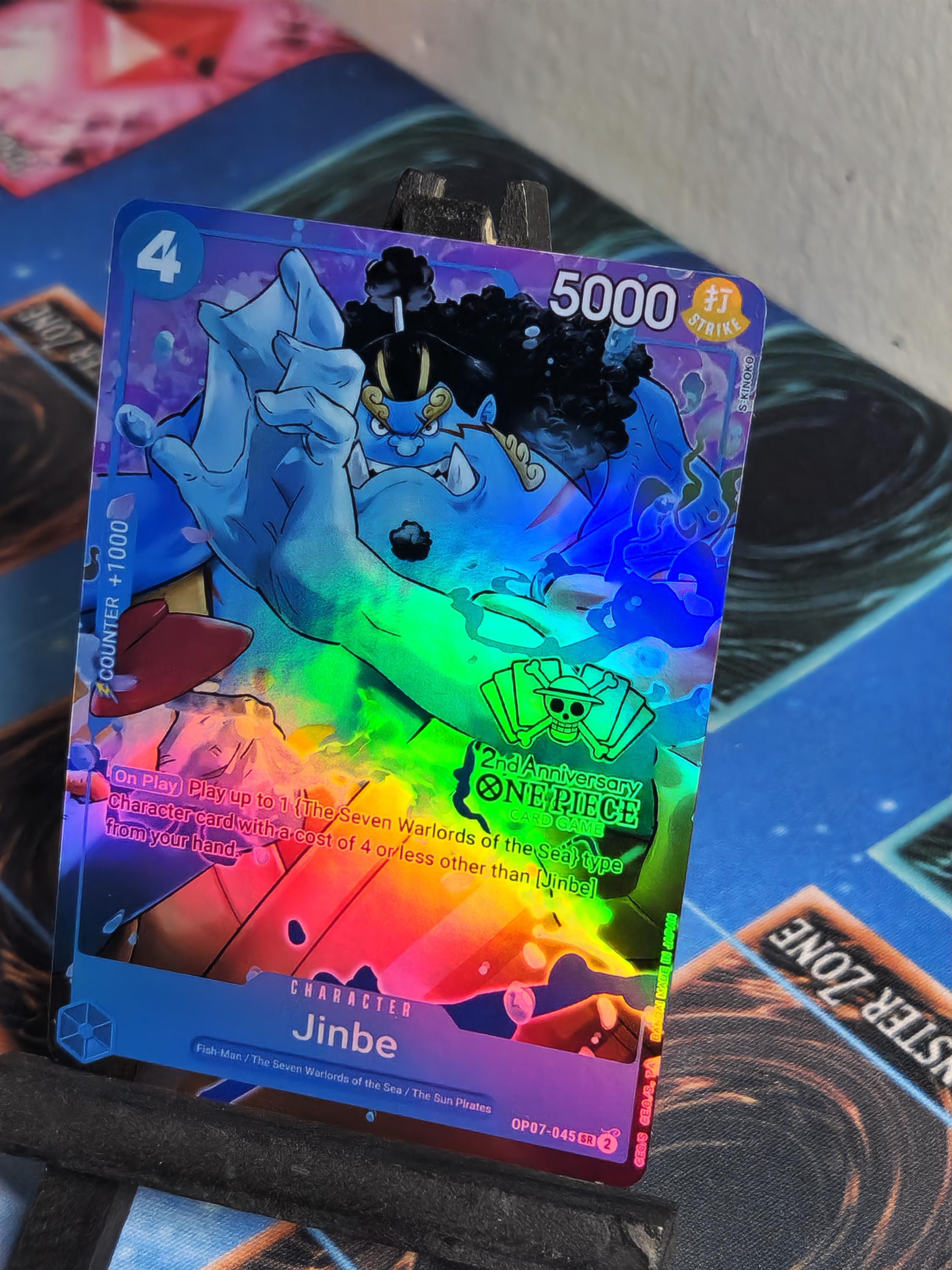 One Piece Jinbe 2nd Anniversary alt art op07-045 proxy