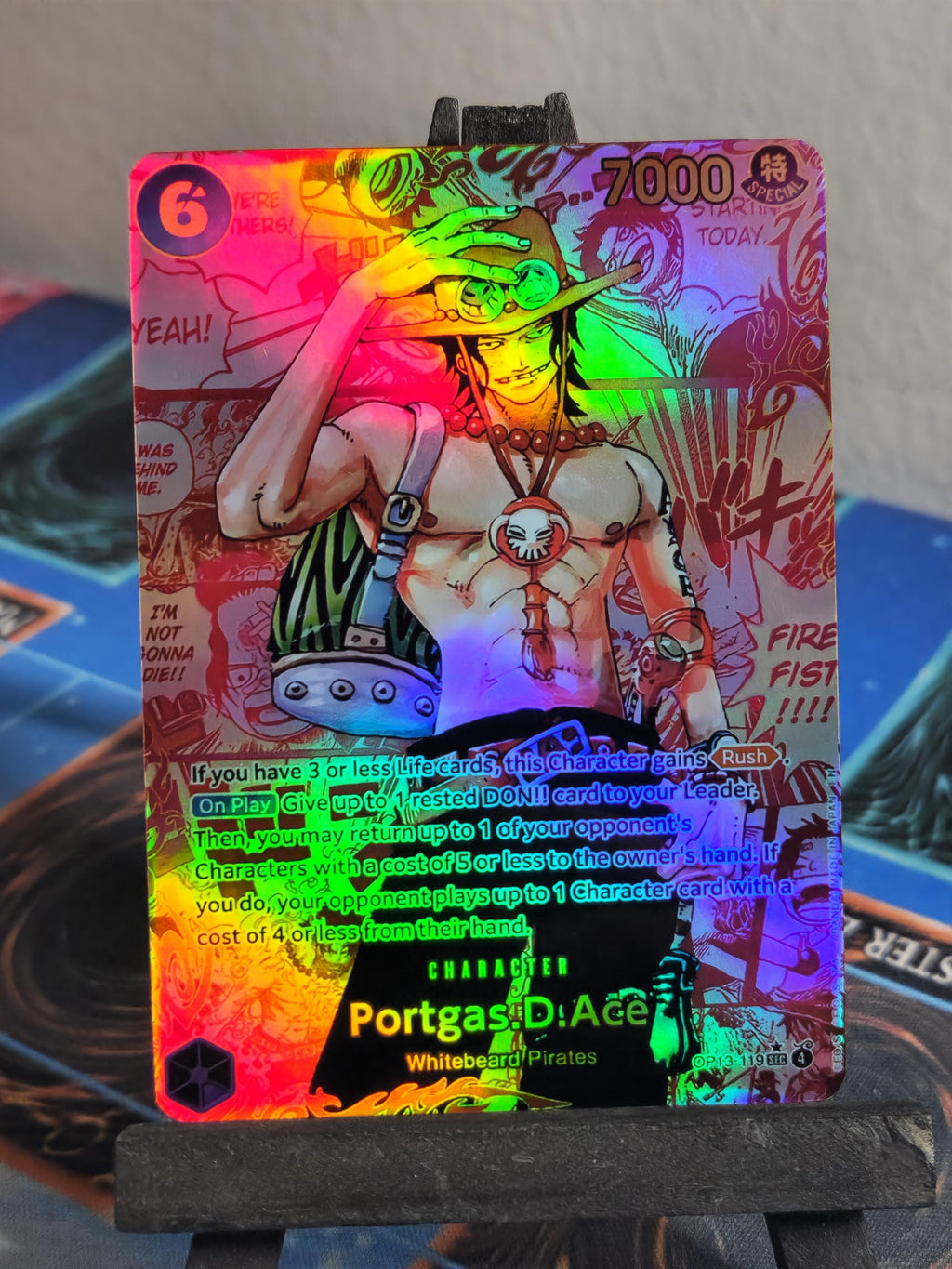Portgas D Ace manga red alt art op13-119 One Piece Proxy