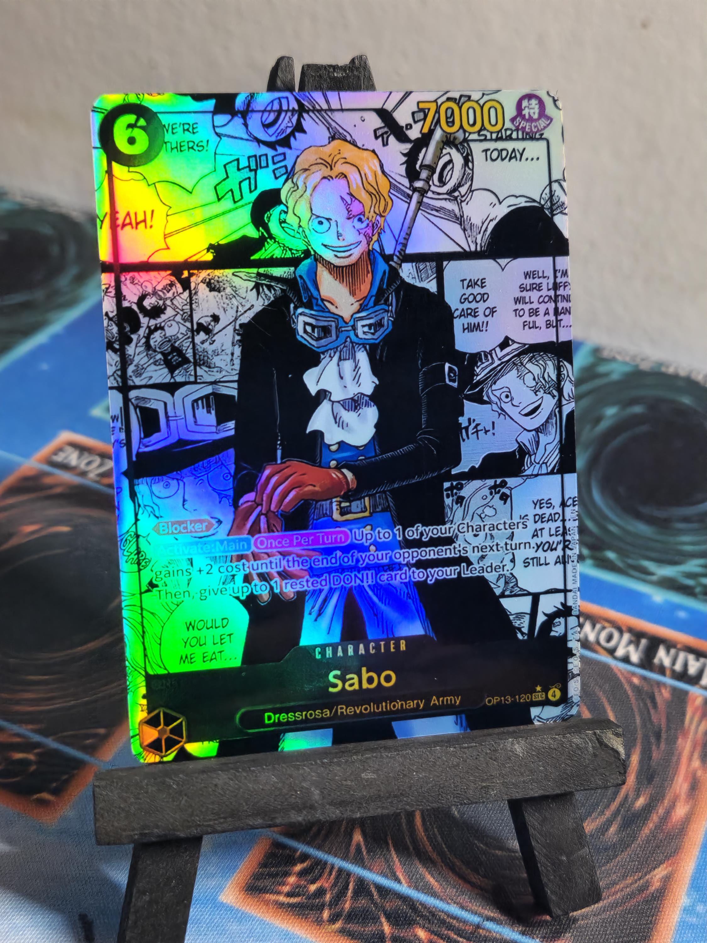 Sabo manga alt art op13-120 One Piece Proxy op13
