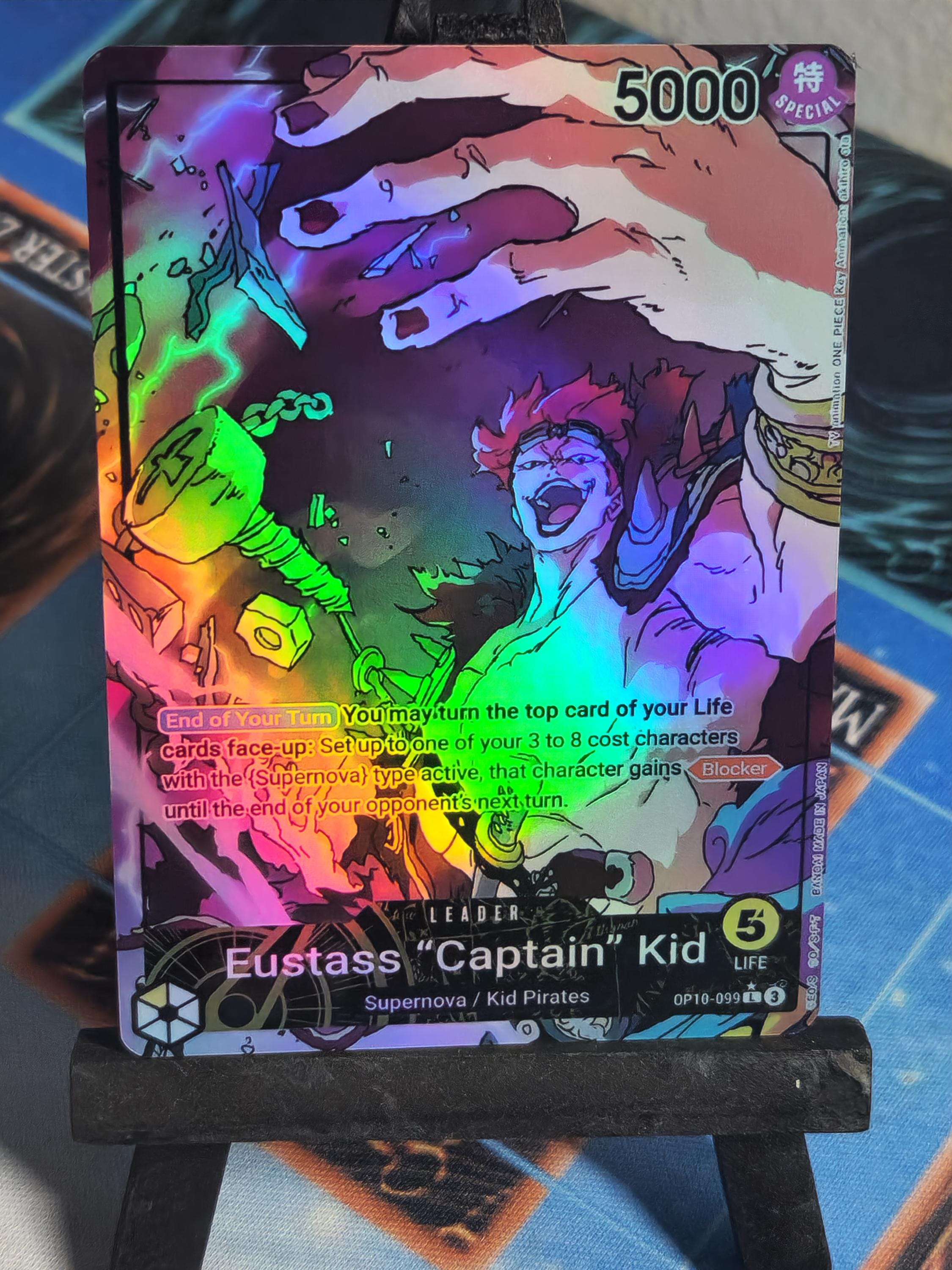 Eustass "Captain" Kid Leader alt art OP10-099 One Piece Proxy