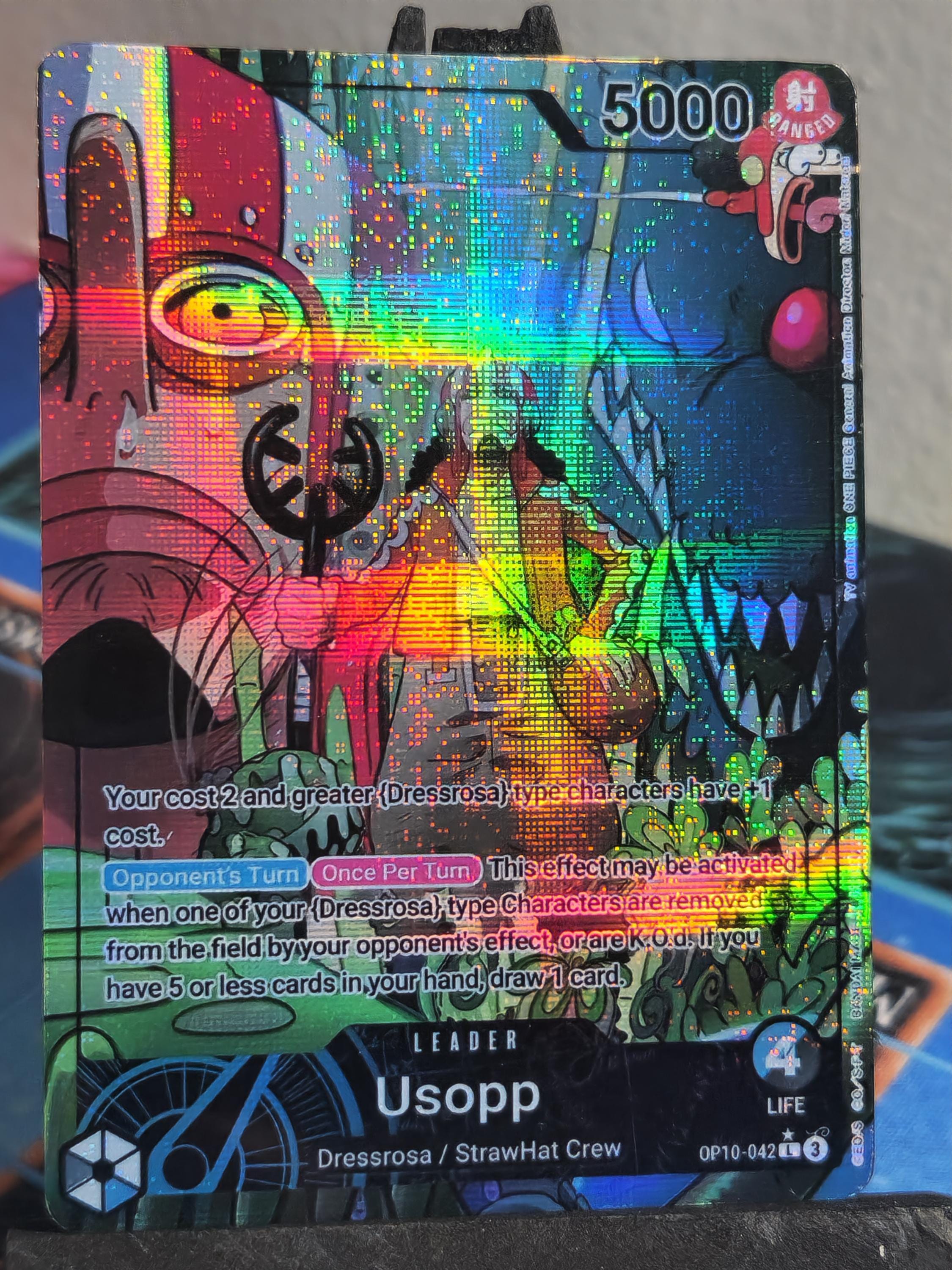 Usopp Leader alt art OP10-042 One Piece Proxy