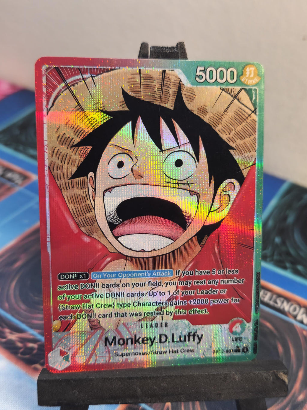 Monkey D Luffy Leader alt art op13-001 One Piece proxy