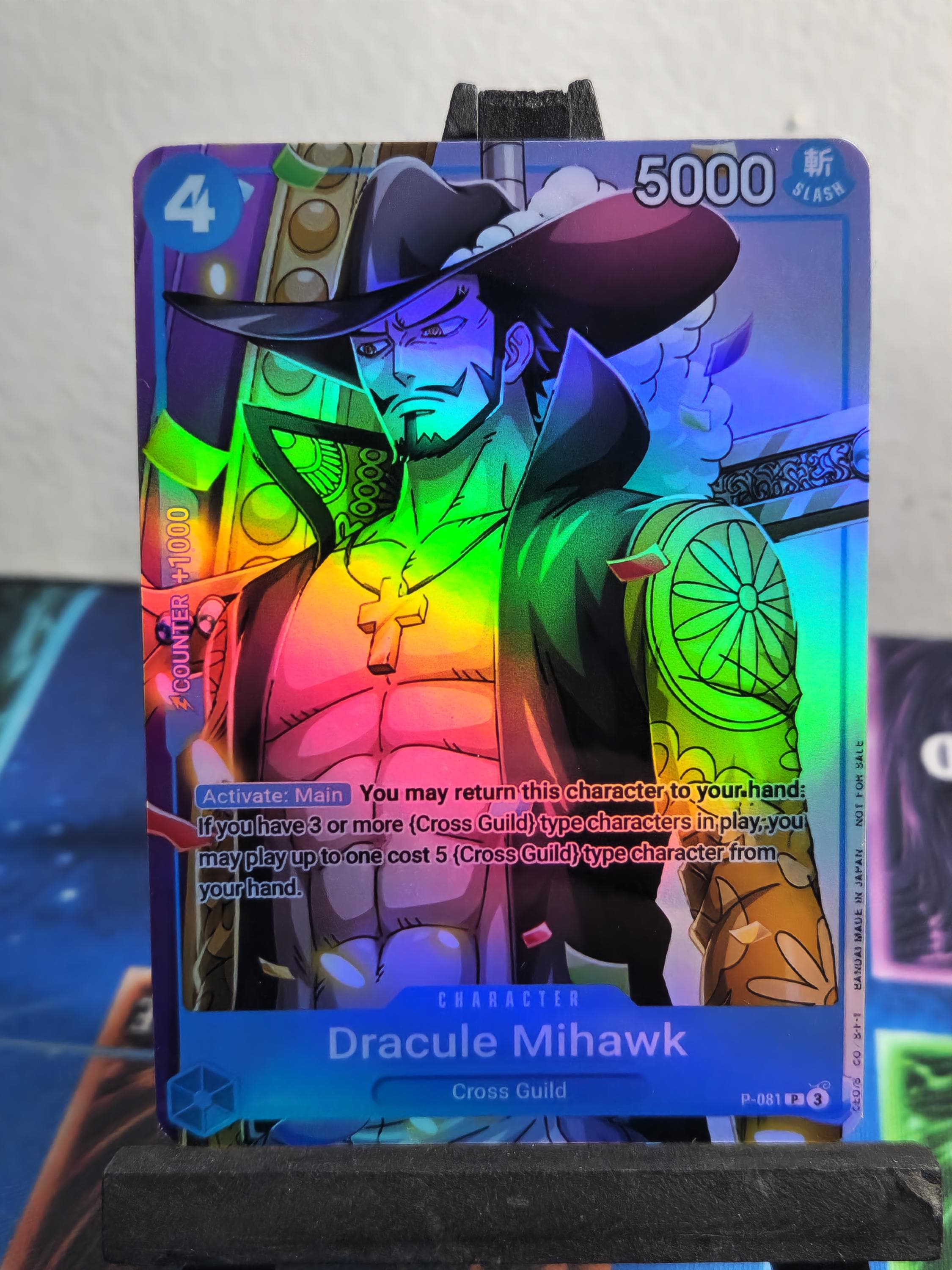 Dracule Mihawk promo  P-081 One Piece Proxy
