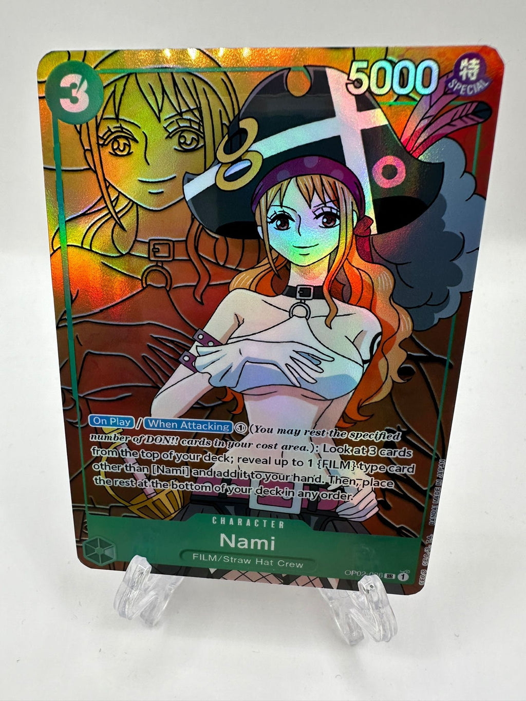 One Piece Nami op02-036 alt art proxy