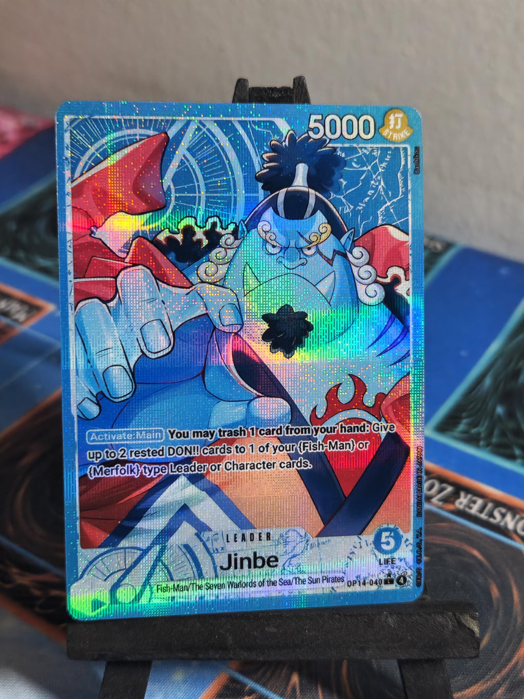 Jinbe Leader Alt Art OP14-040 One Piece Proxy