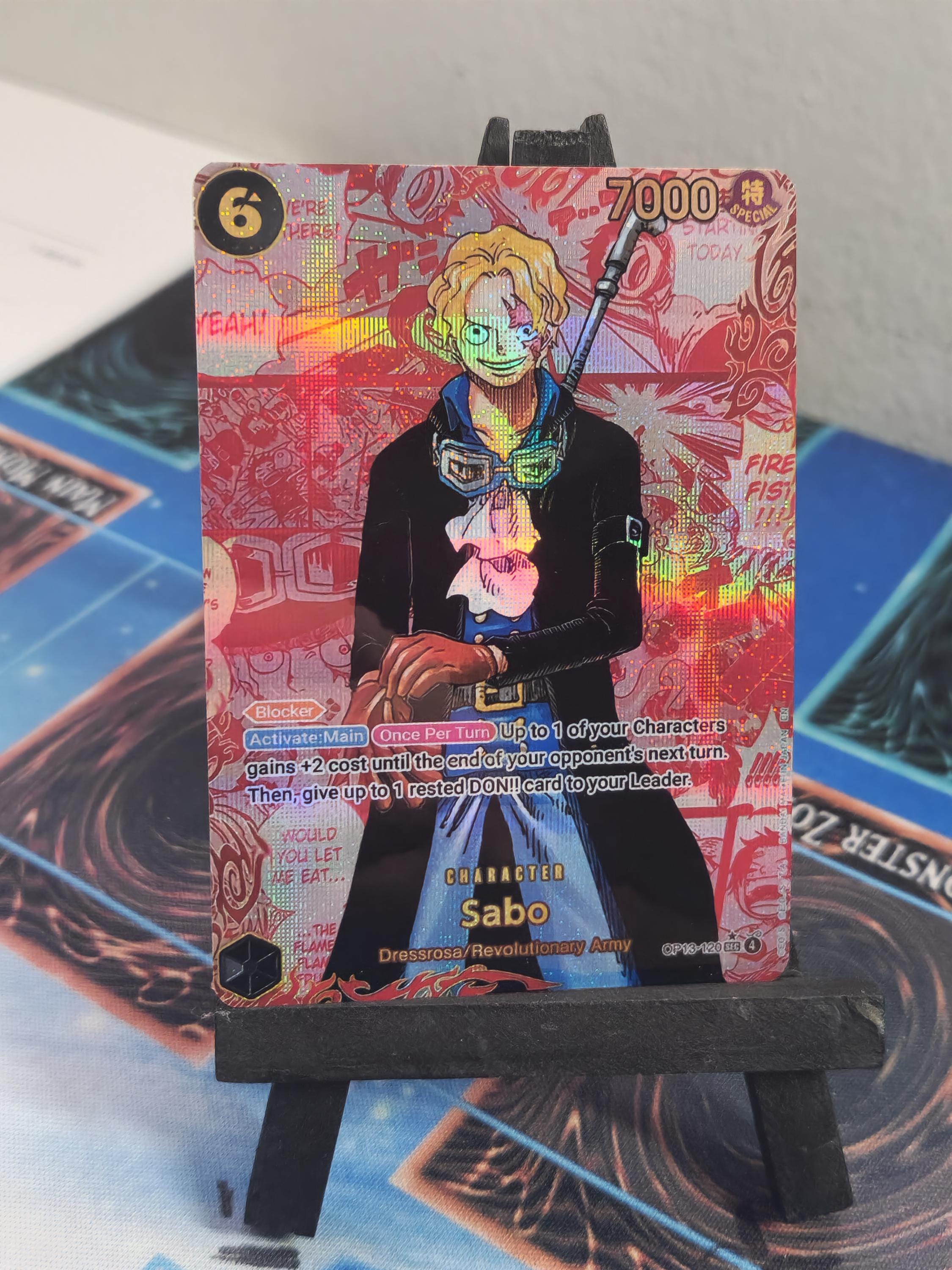 Sabo manga red alt art op13-120 One Piece Proxy op13