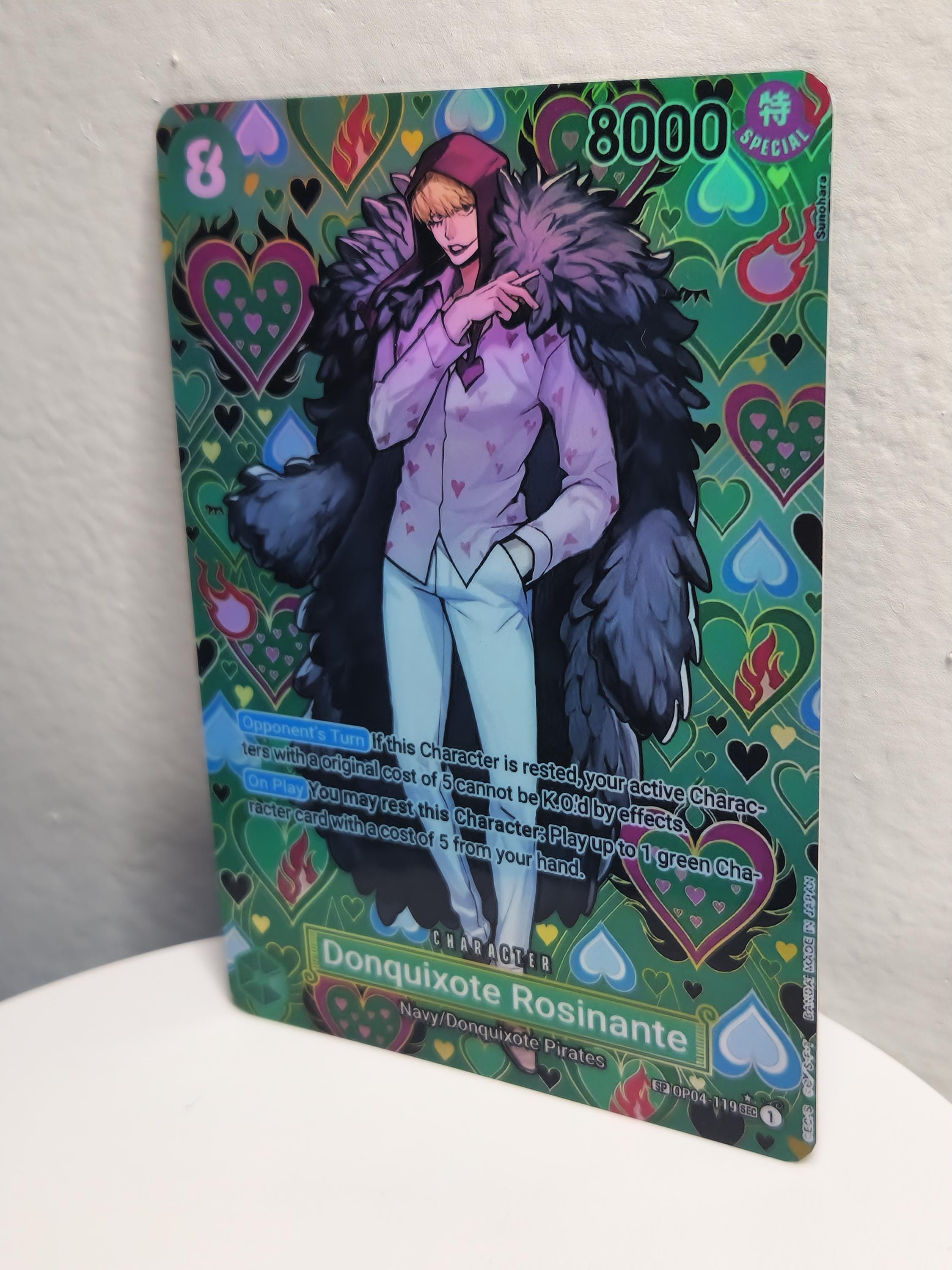 Donquixote Rosinante SP alt art op04-119 One Piece Proxy