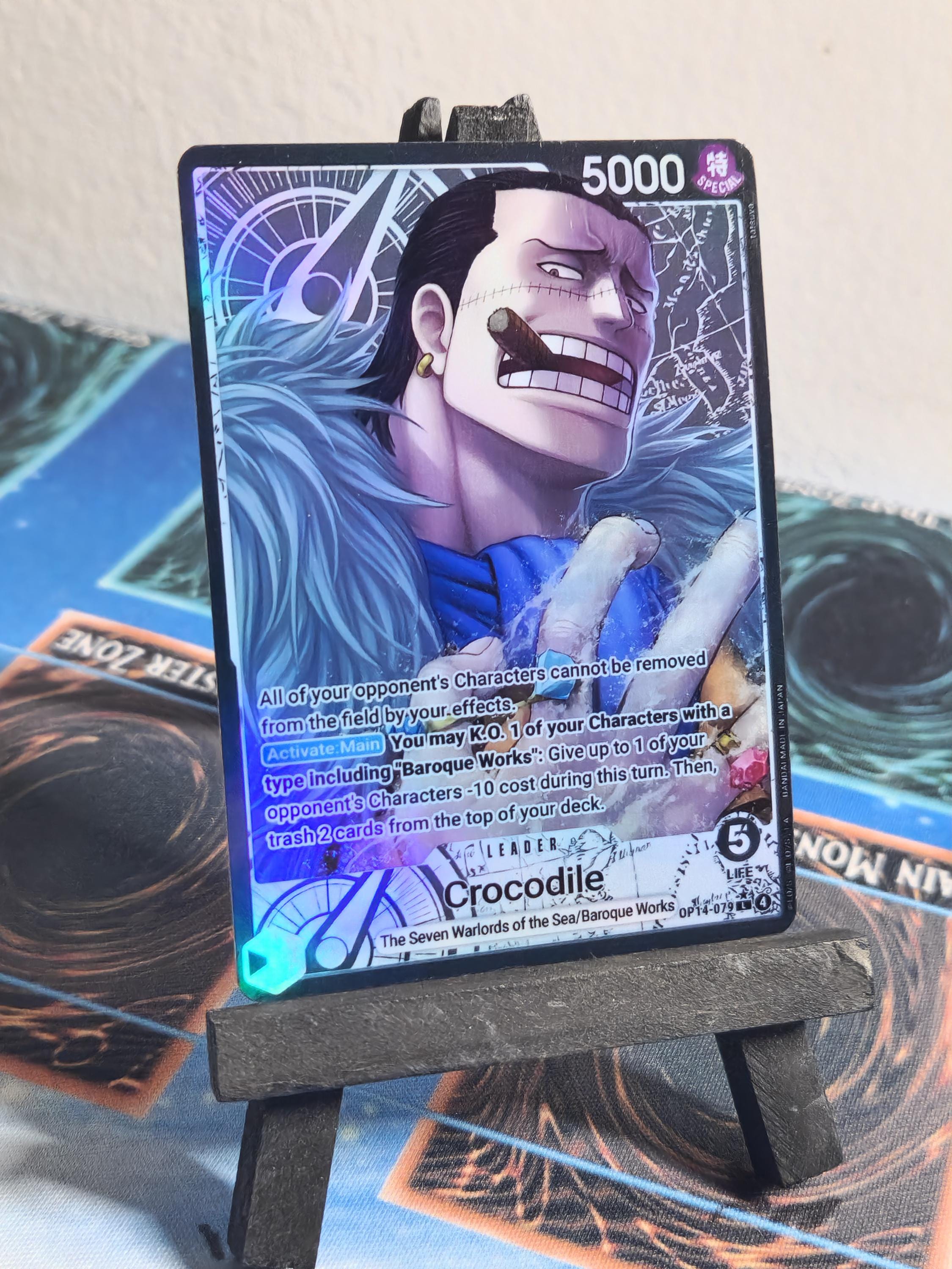 Crocodile Leader Alt Art OP14-079 One Piece Proxy