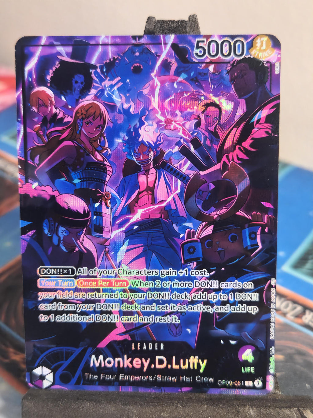 One Piece OP09 Four Emperors Leader Anniversary Set Proxy