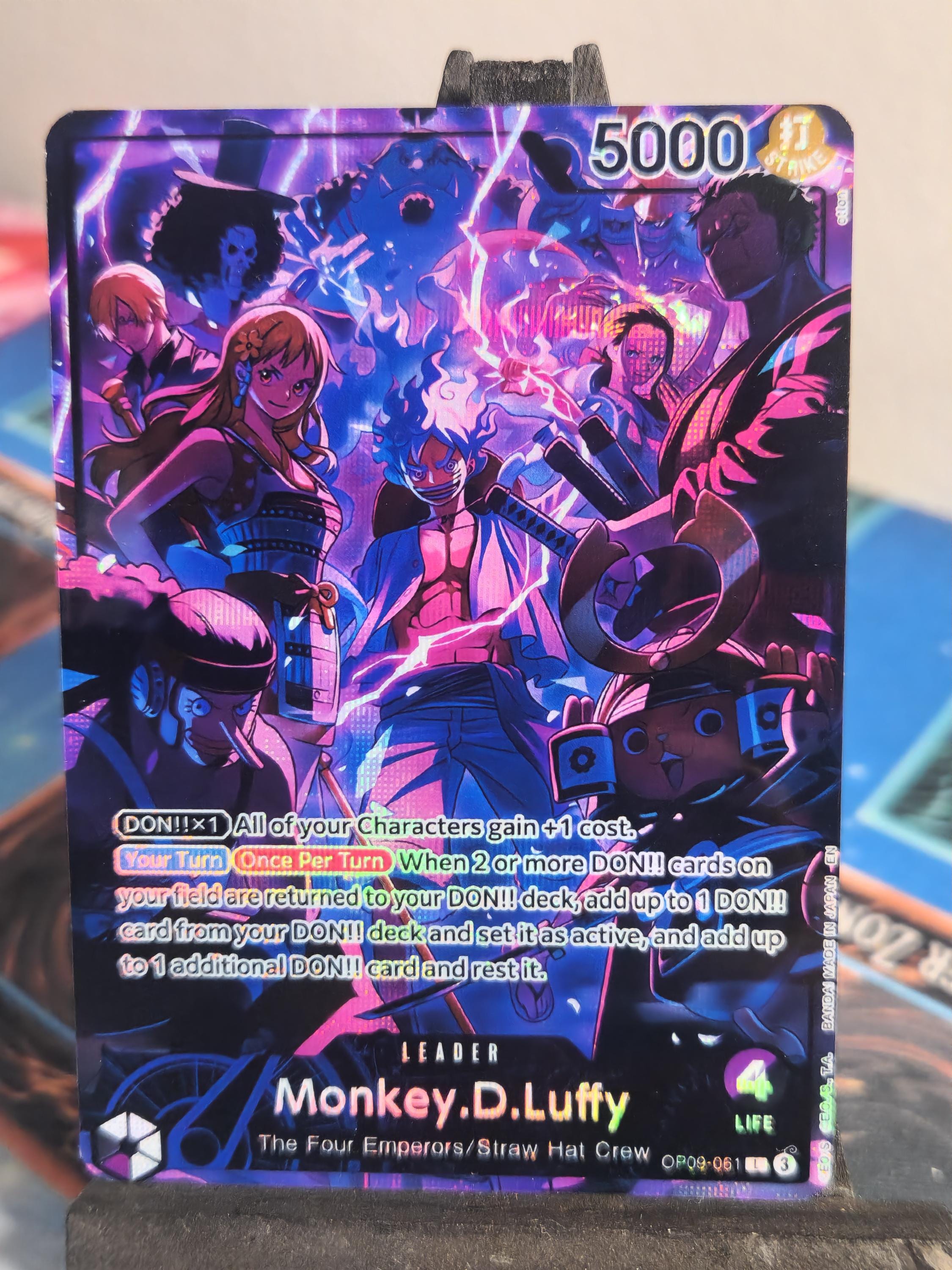 One Piece OP09 Four Emperors Leader Anniversary Set Proxy