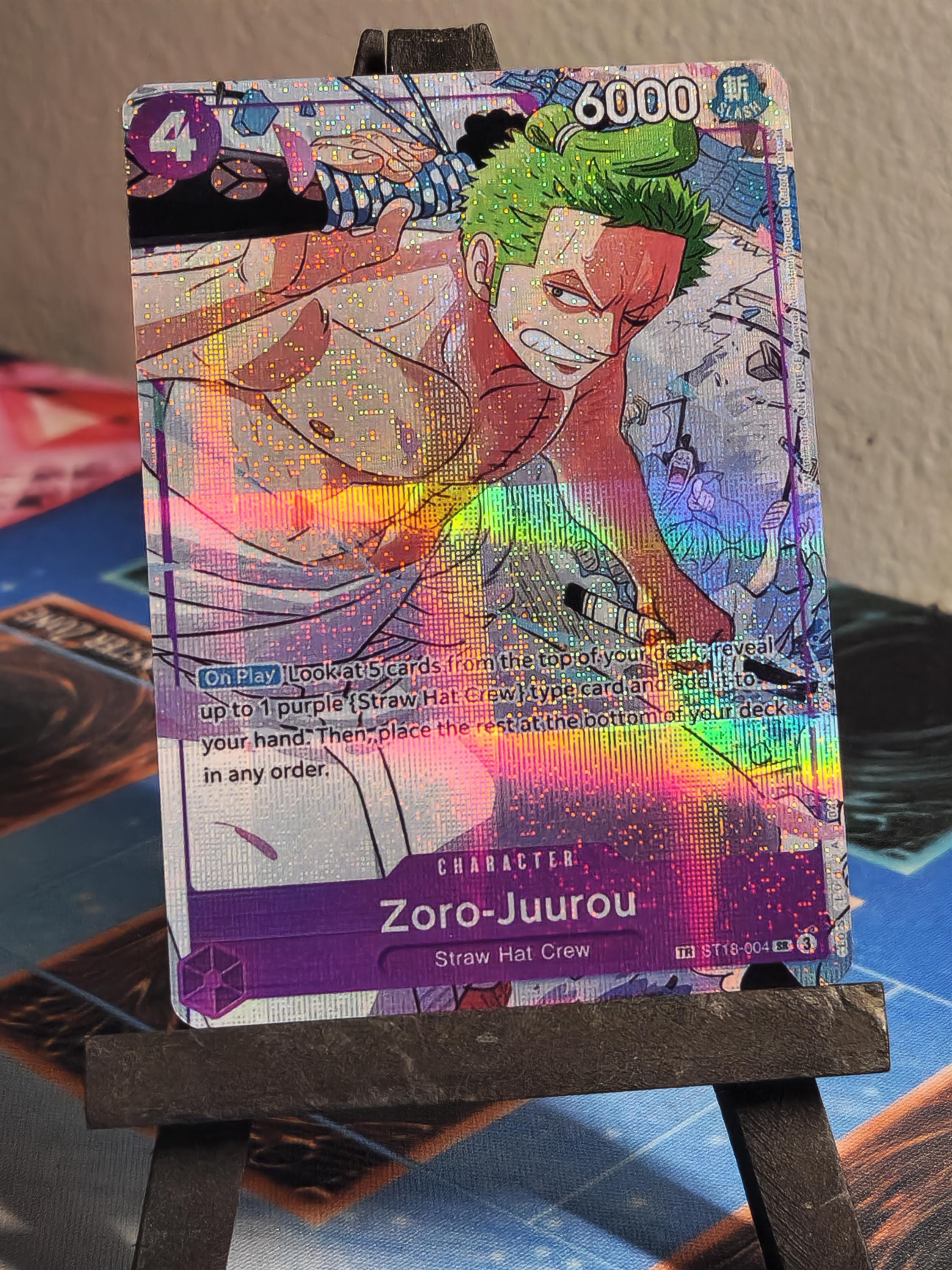 Zoro-Juurou Treasure Rare ST18-004 One Piece Proxy