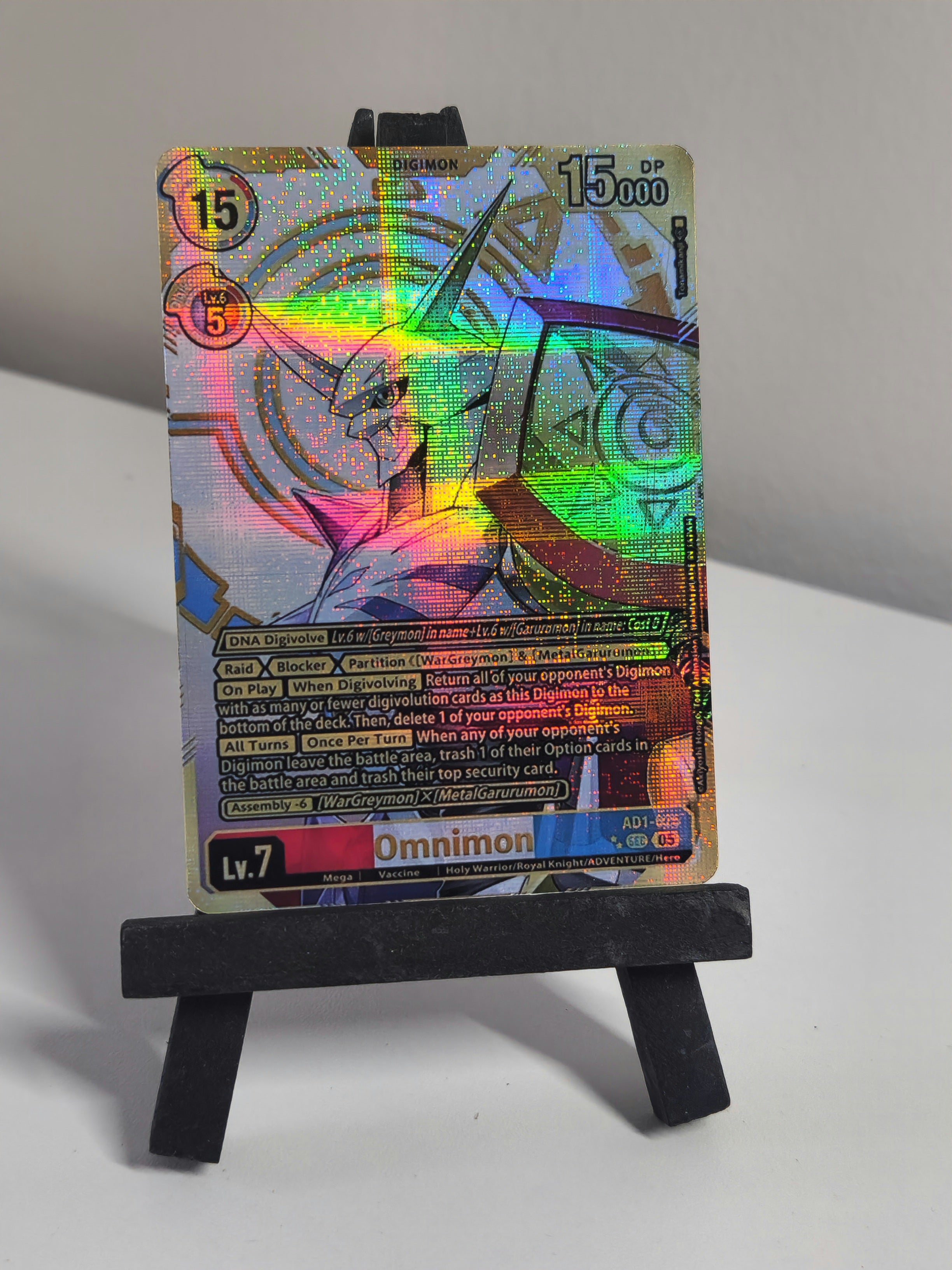 Omnimon 2 star alt art AD1-025
