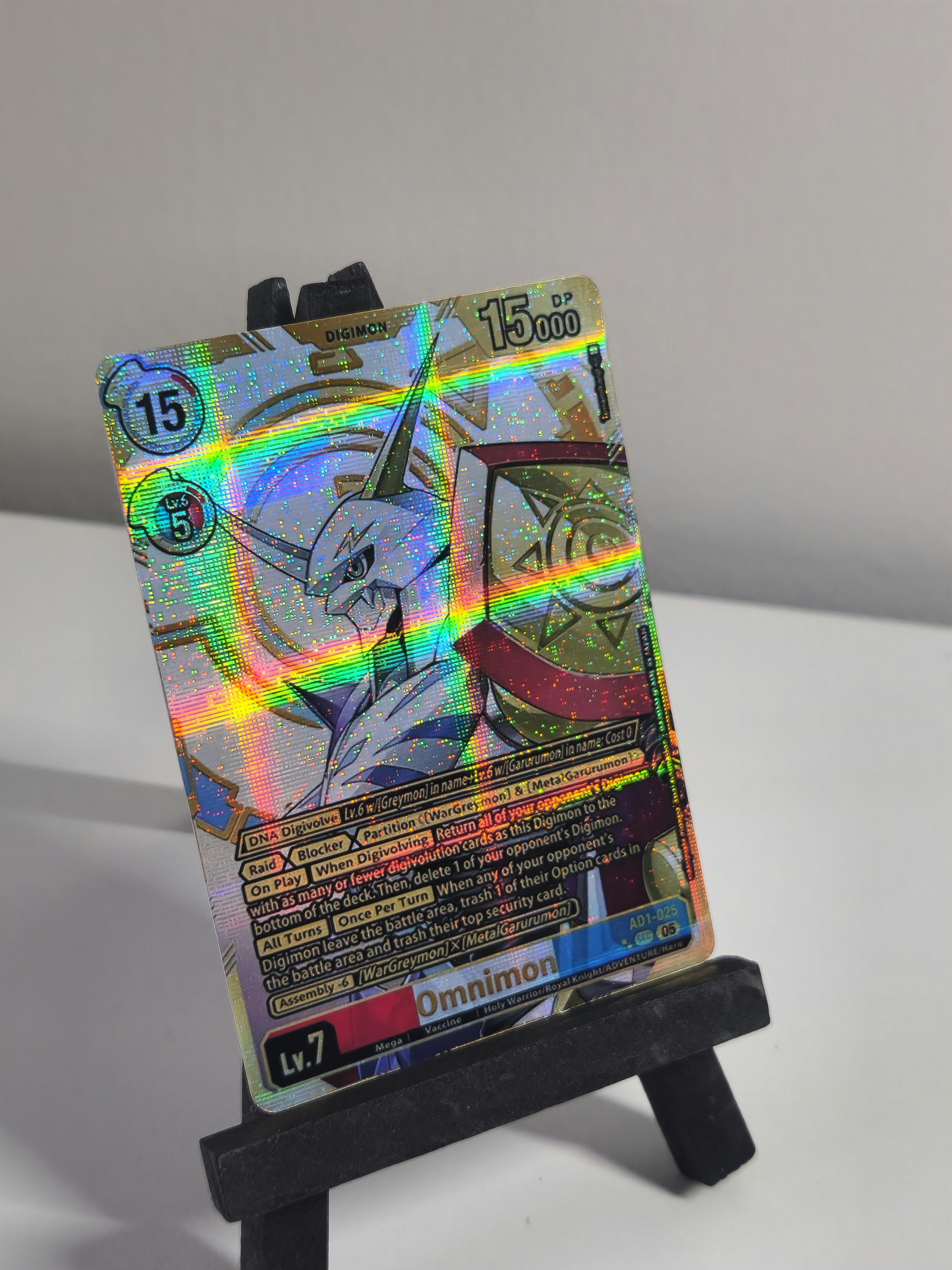Omnimon 2 star alt art AD1-025