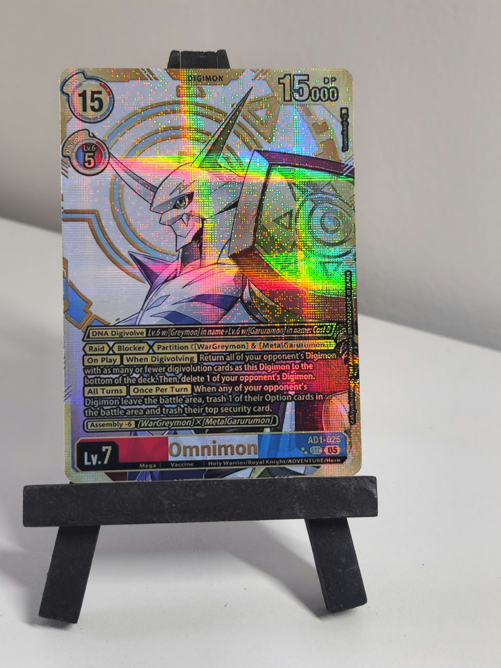 Omnimon 2 star alt art AD1-025