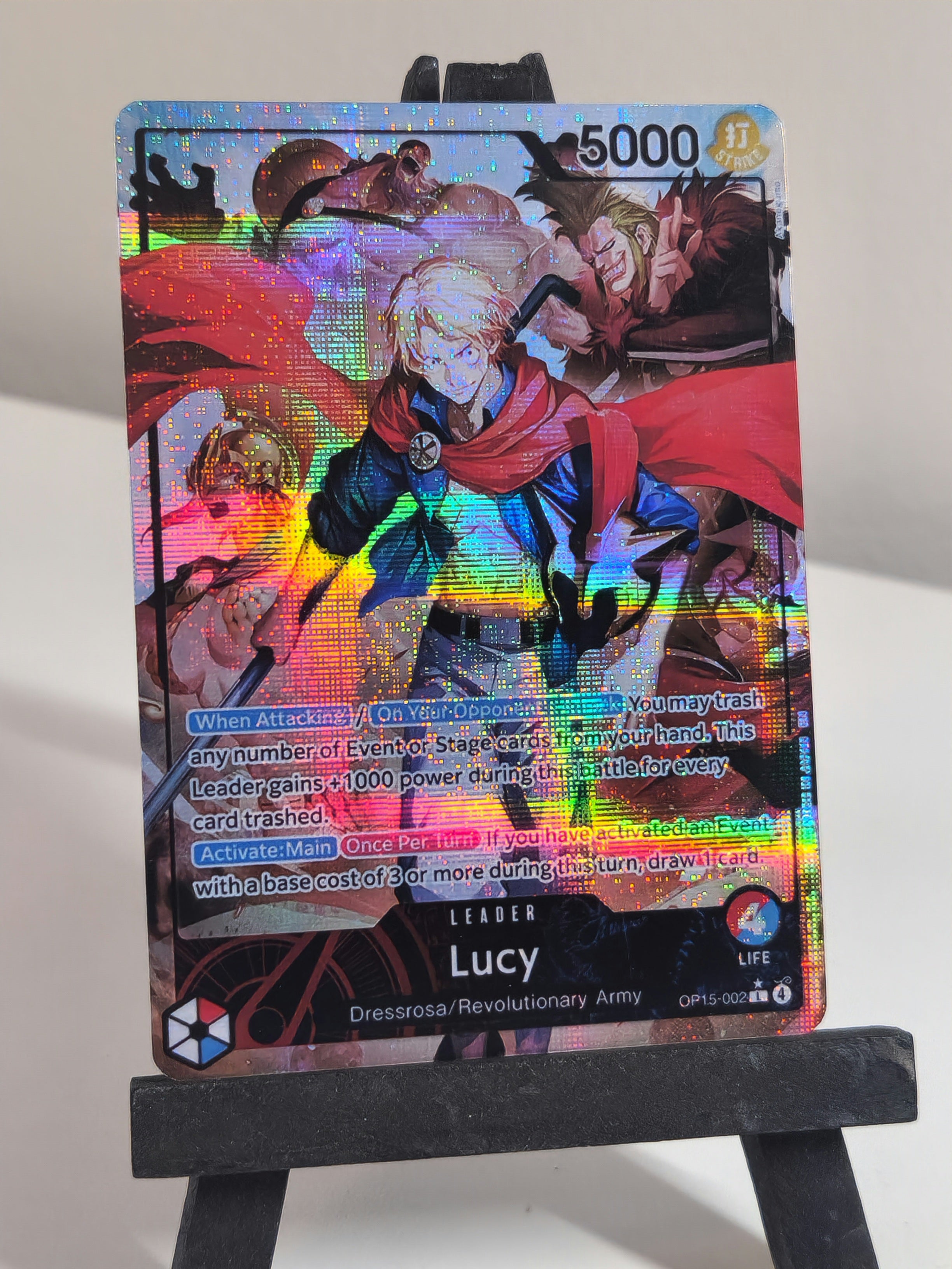 Lucy Leader Alt Art OP15-002 One Piece Proxy (Copy)