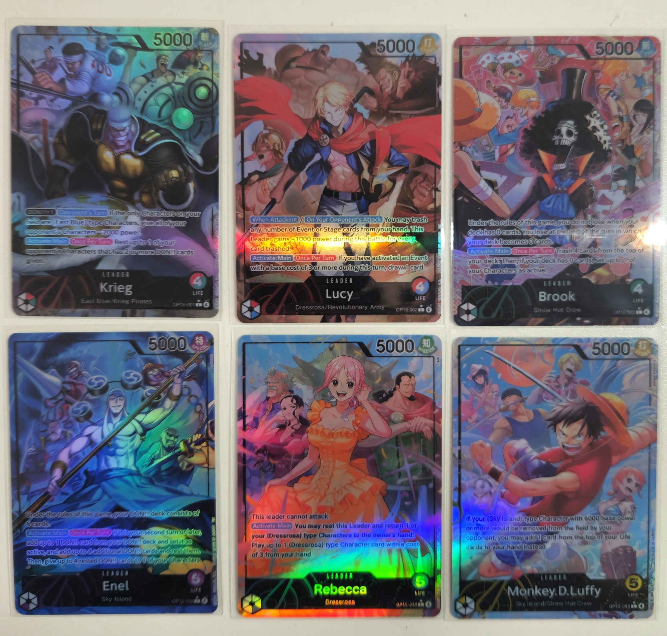 One Piece OP15 Leader Alt Arts Set Proxy