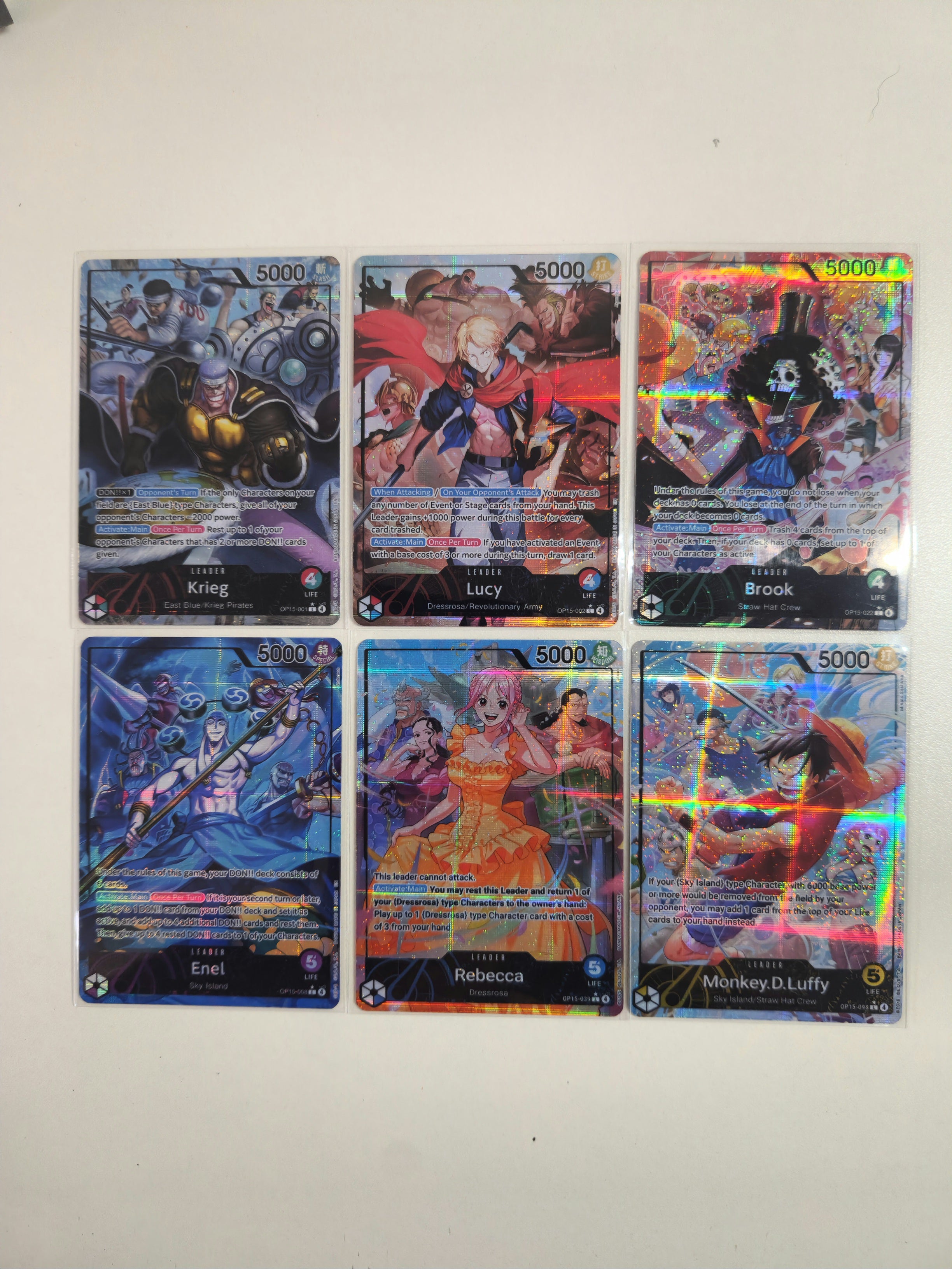 One Piece OP15 Leader Alt Arts Set Proxy