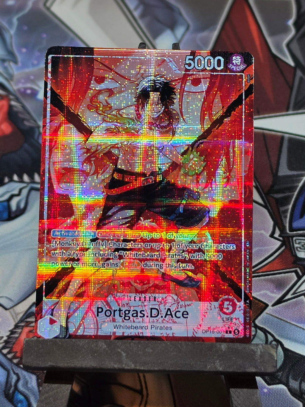 Portgas D Ace Leader Alt art OP16-001