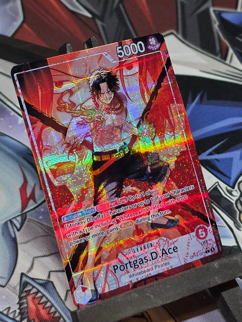 Portgas D Ace Leader Alt art OP16-001