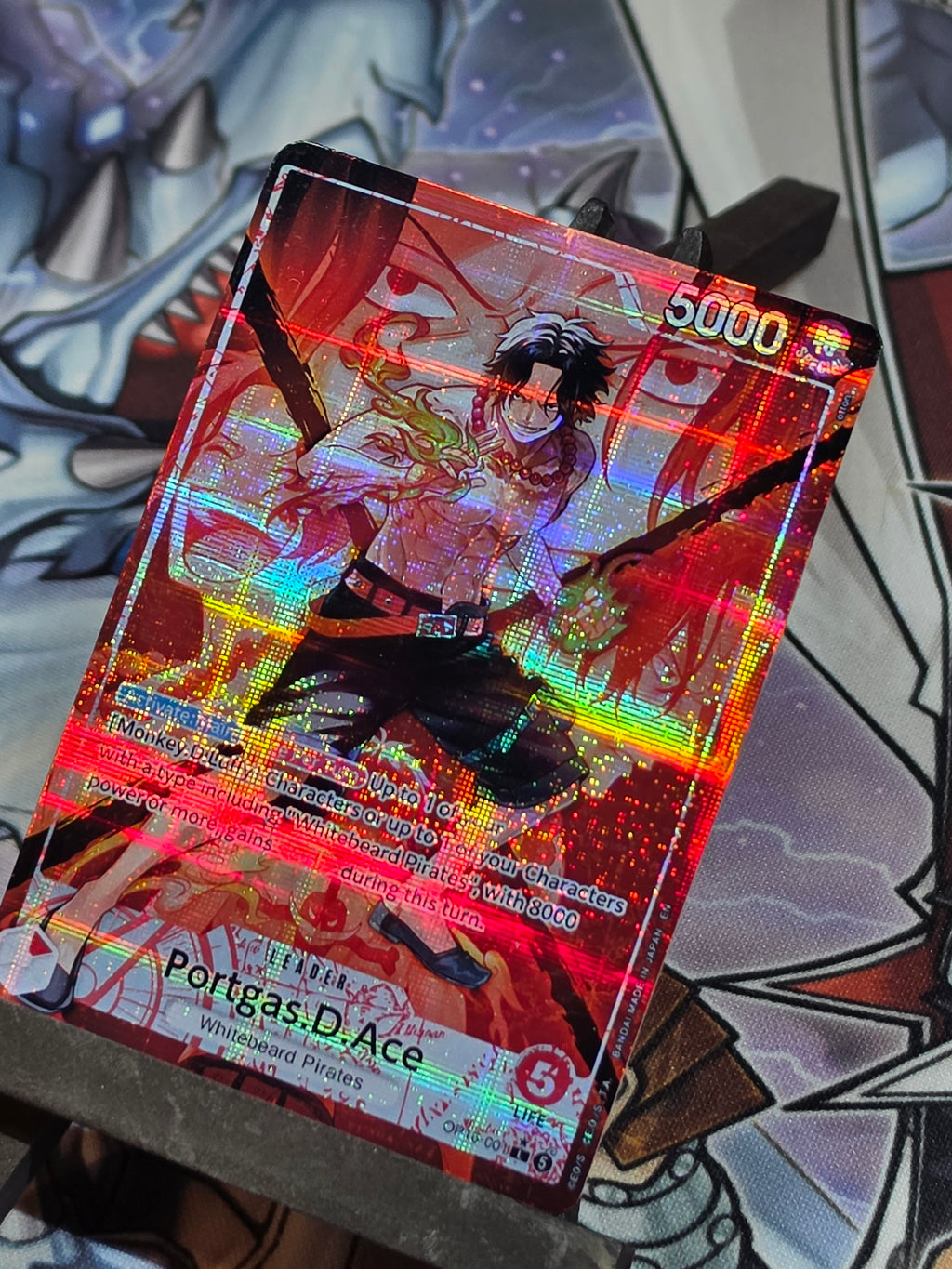 Portgas D Ace Leader Alt art OP16-001