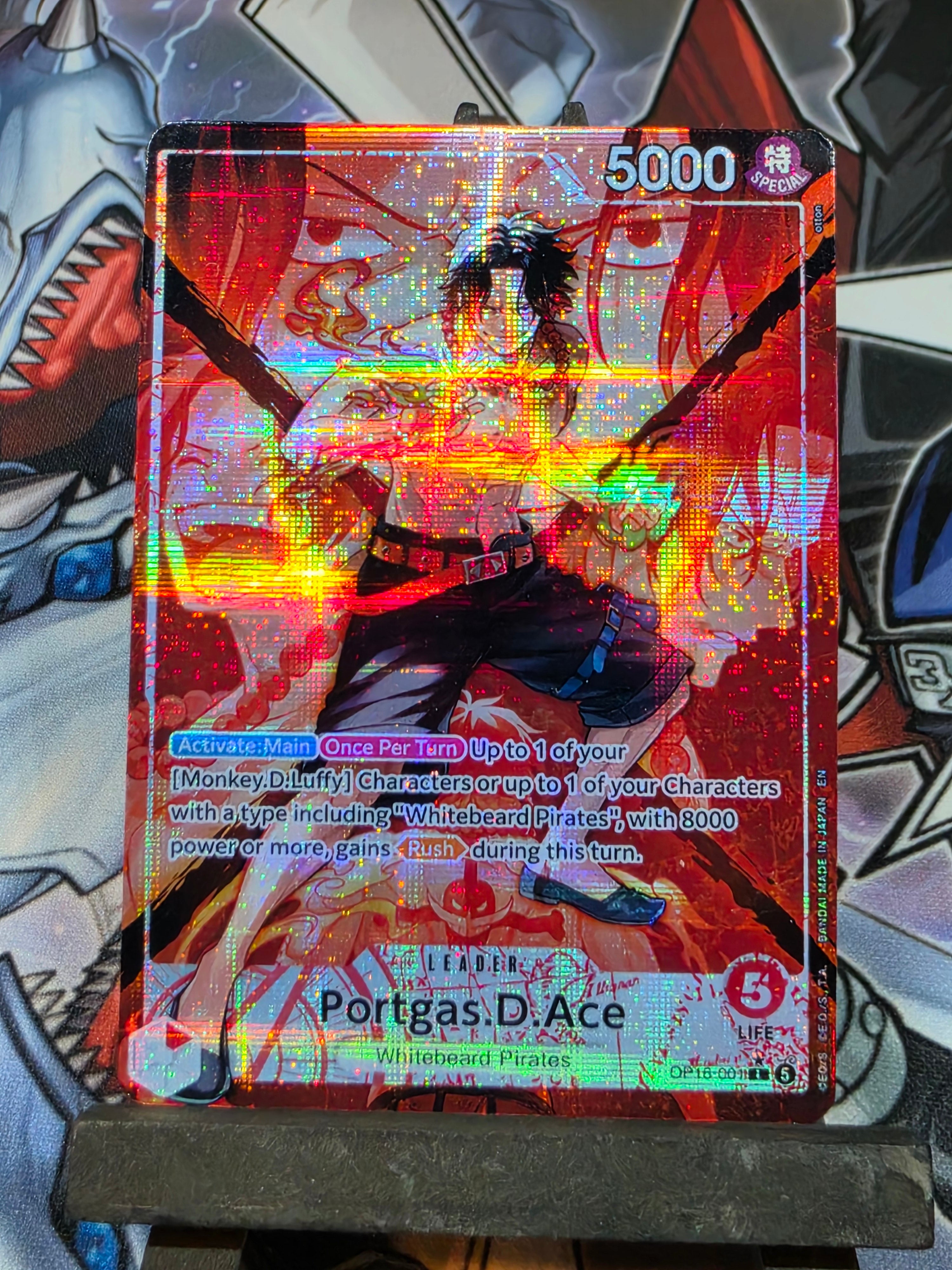 Portgas D Ace Leader Alt art OP16-001