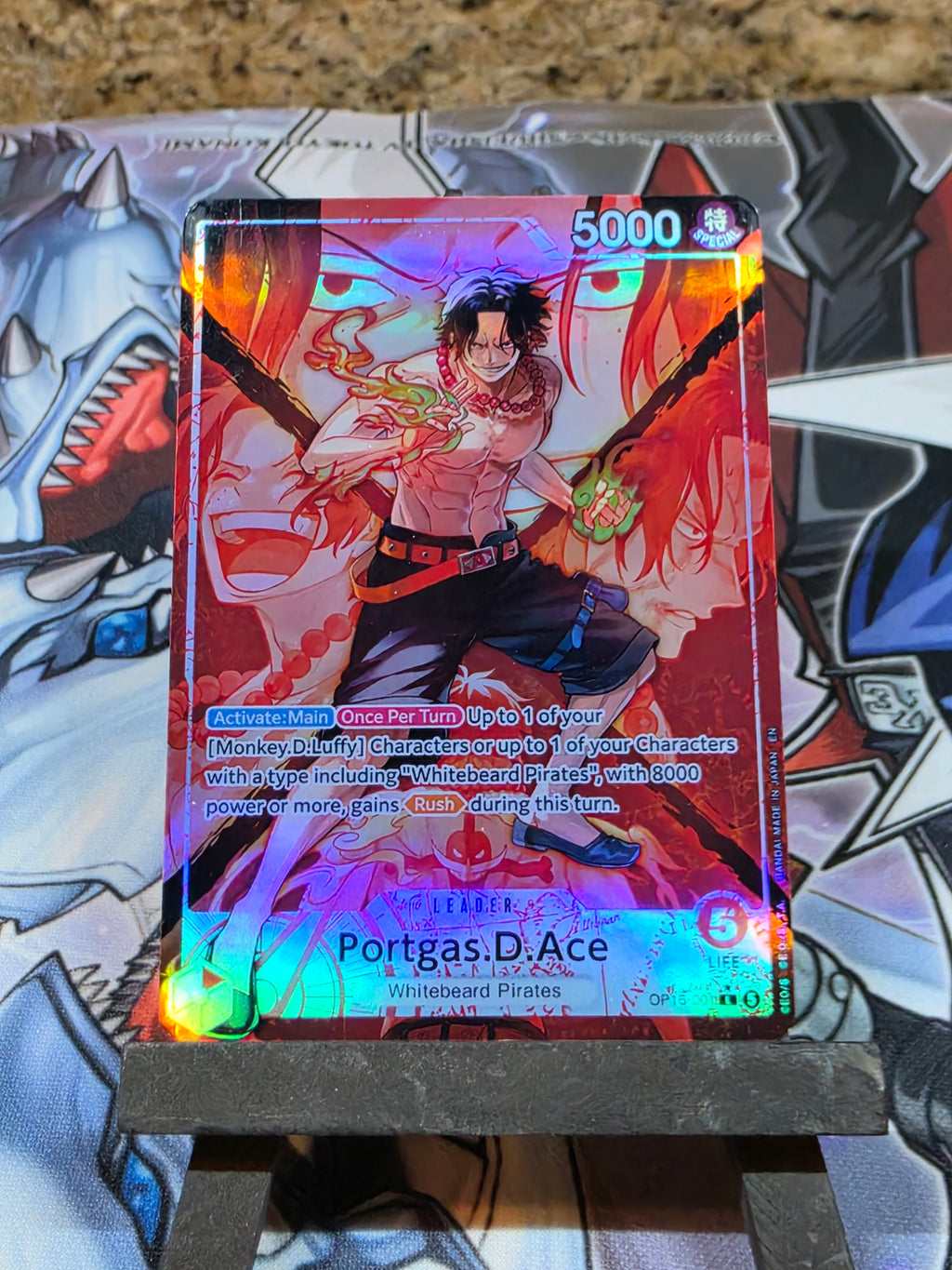 Portgas D Ace Leader Alt art OP16-001