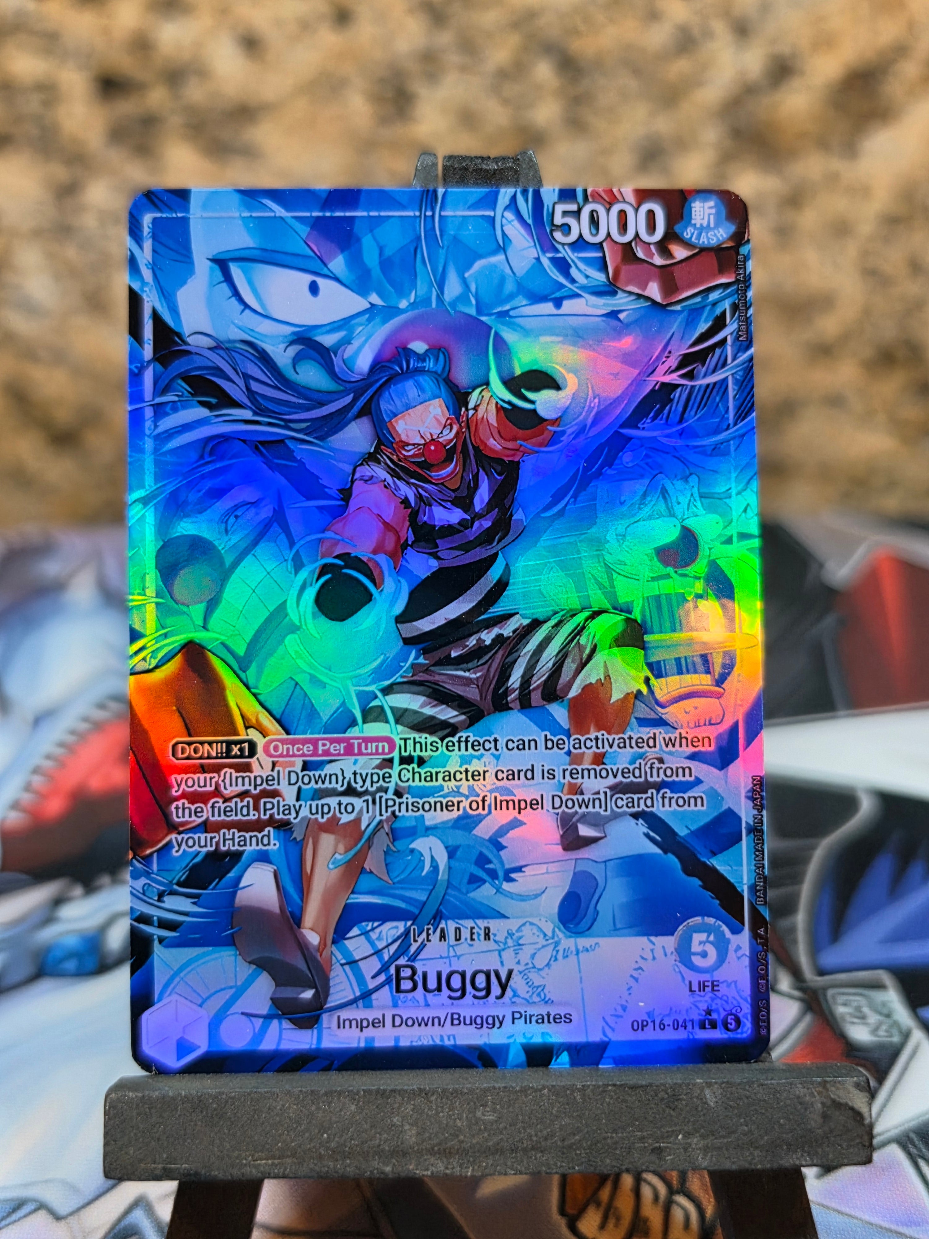 Buggy Leader Alt art OP16-041