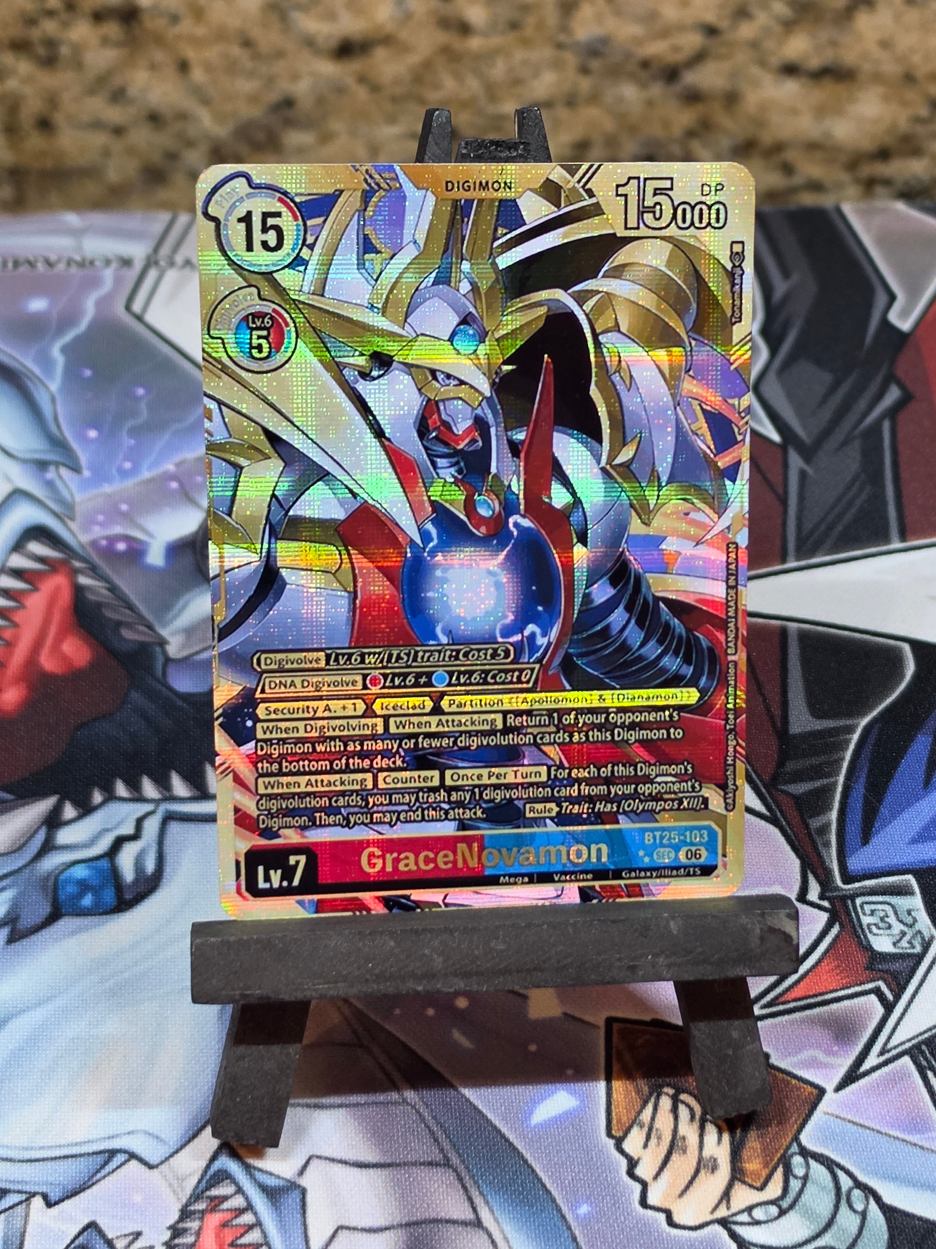 GraceNonvamon 2 star alt art BT25-103 Digimon Proxy