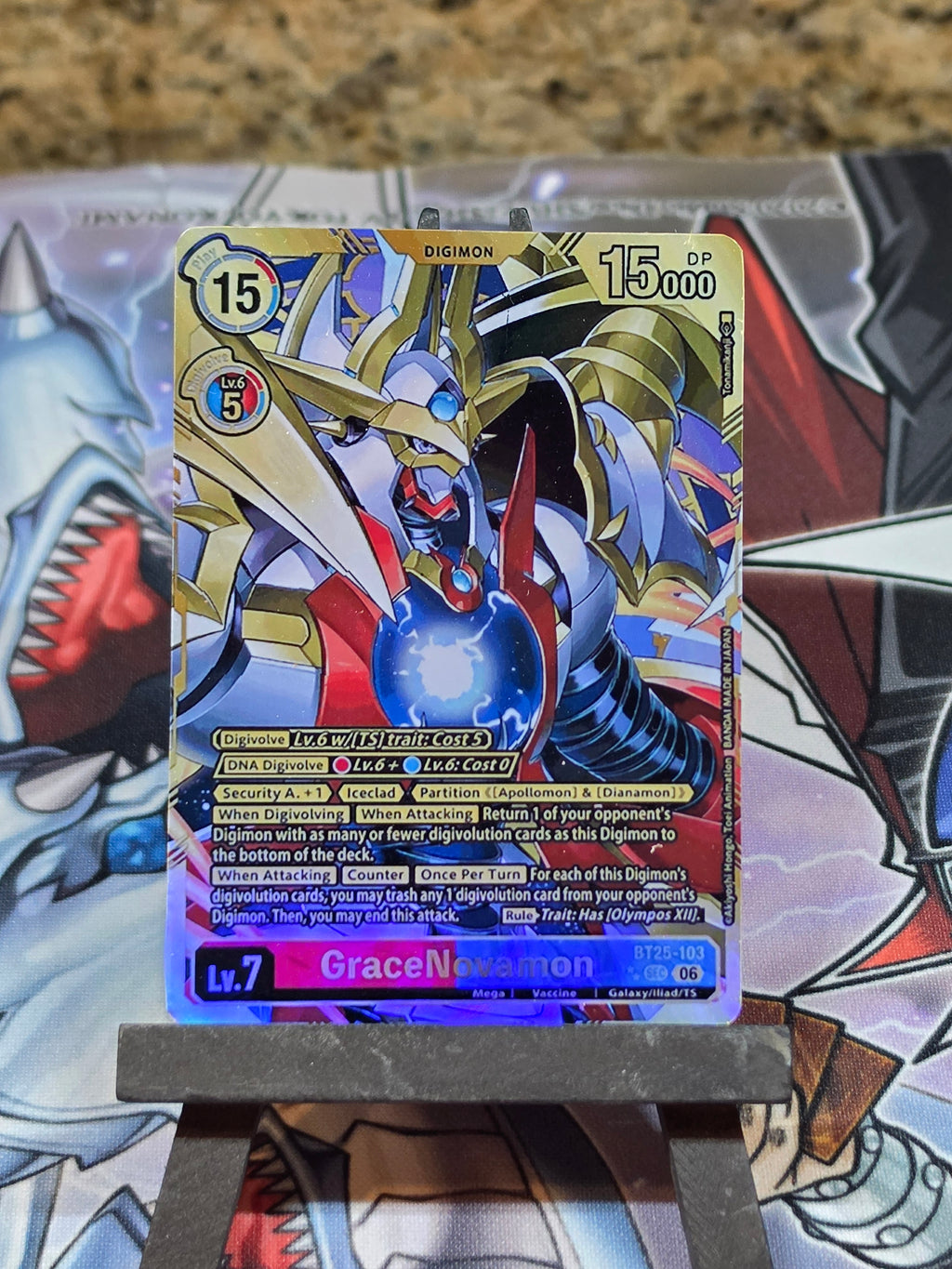 GraceNonvamon 2 star alt art BT25-103 Digimon Proxy