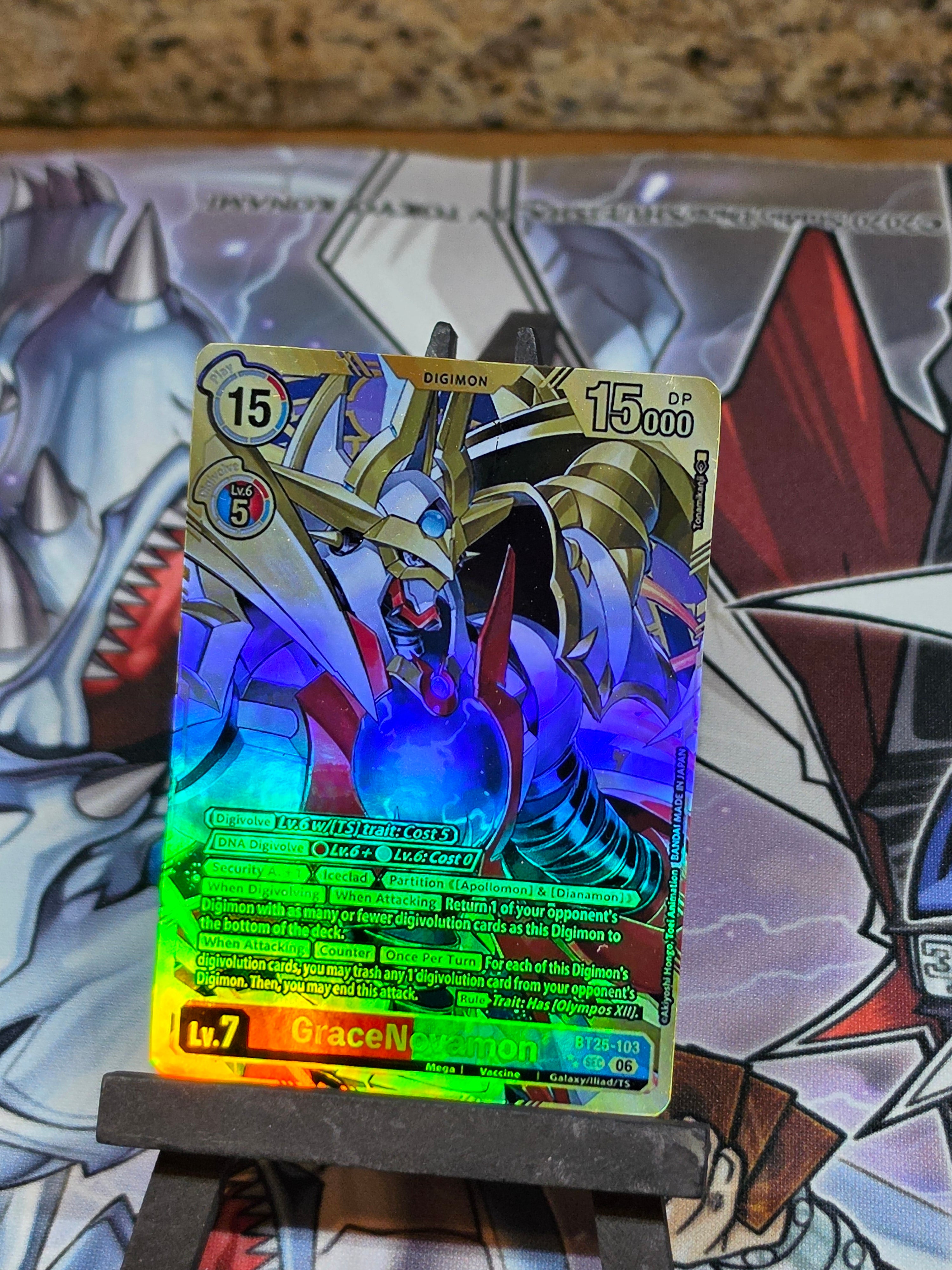 GraceNonvamon 2 star alt art BT25-103 Digimon Proxy