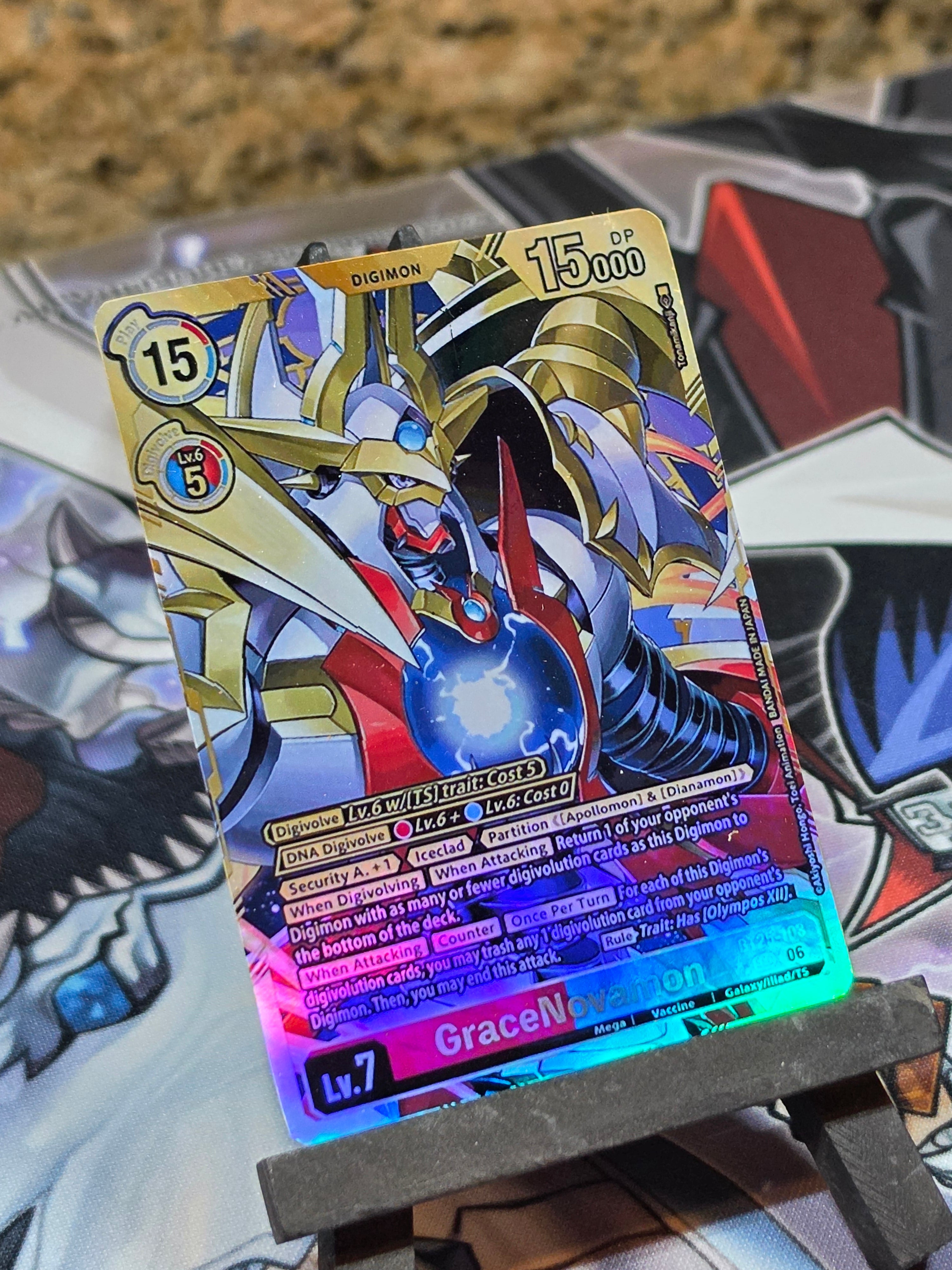 GraceNonvamon 2 star alt art BT25-103 Digimon Proxy