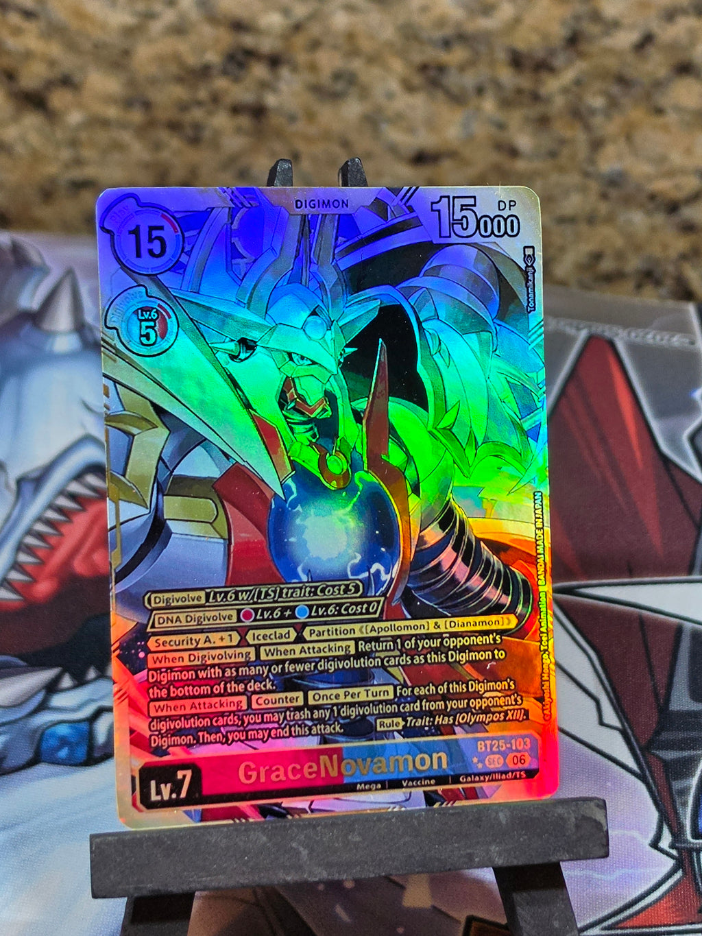 GraceNonvamon 2 star alt art BT25-103 Digimon Proxy