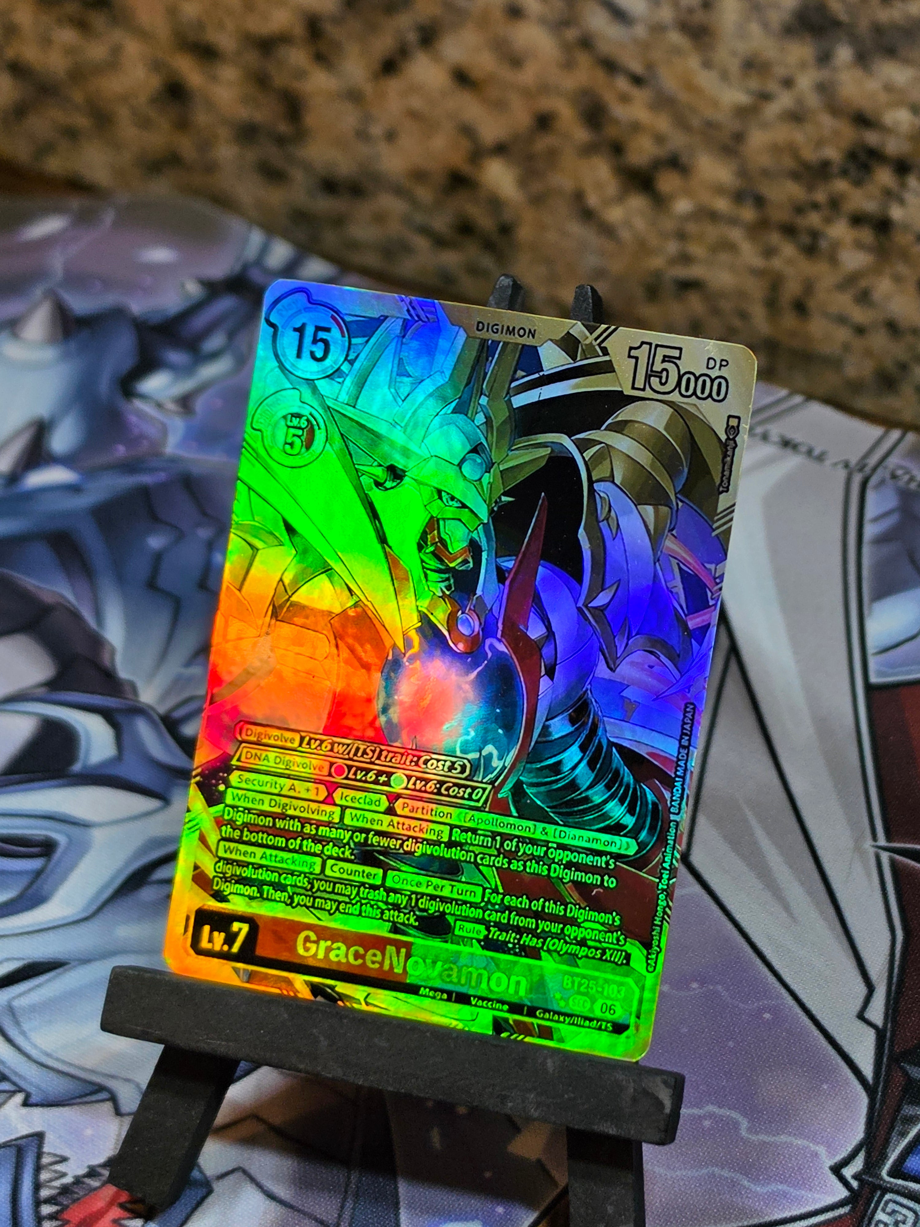 GraceNonvamon 2 star alt art BT25-103 Digimon Proxy