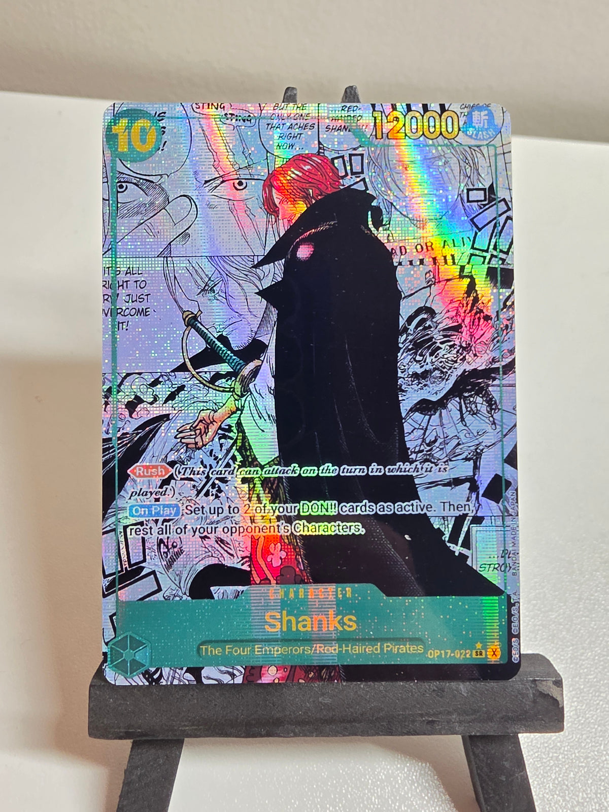 Shanks Manga alt art OP17-022 One Piece Proxy (Copy)