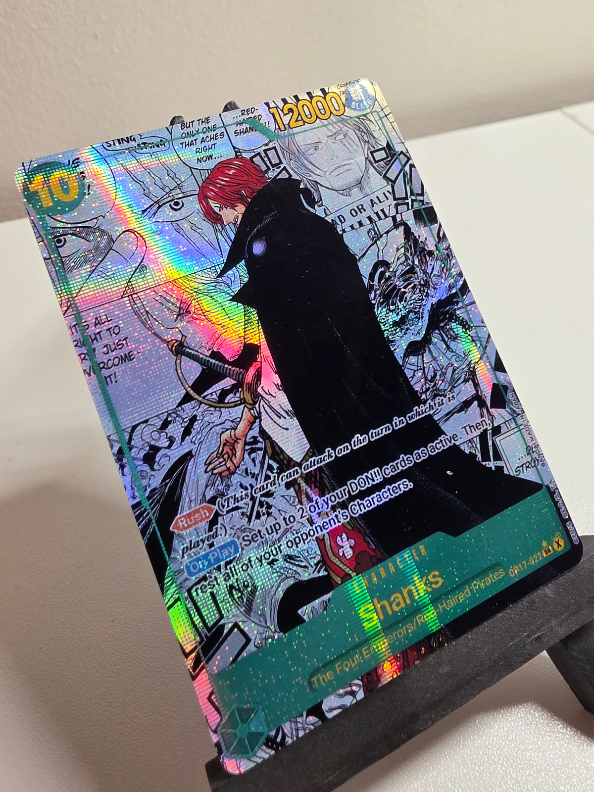 Shanks Manga alt art OP17-022 One Piece Proxy (Copy)