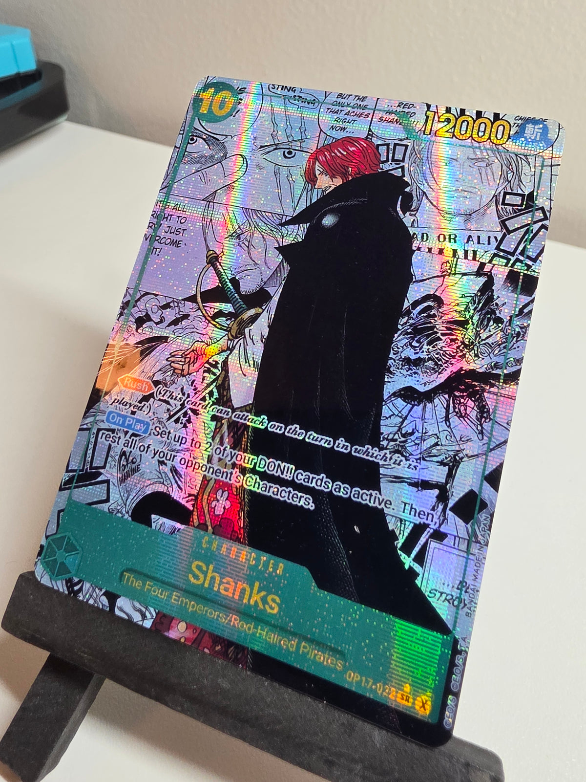 Shanks Manga alt art OP17-022 One Piece Proxy (Copy)