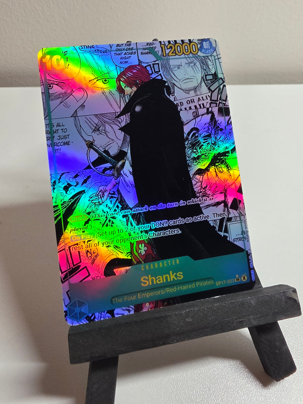 Shanks Manga alt art OP17-022 One Piece Proxy (Copy)
