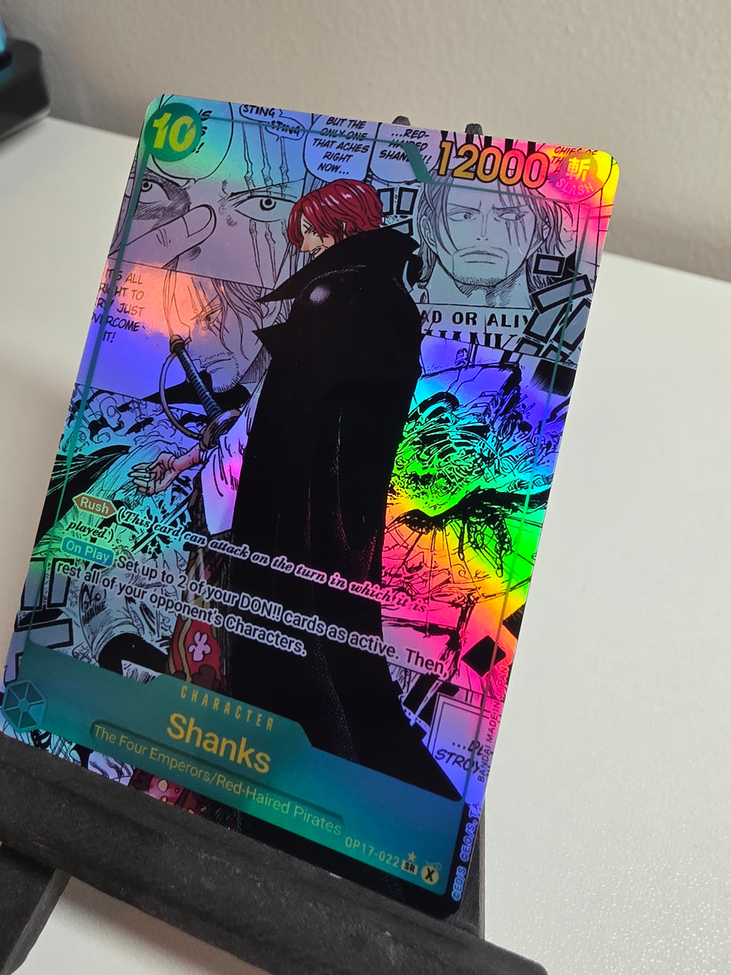 Shanks Manga alt art OP17-022 One Piece Proxy (Copy)