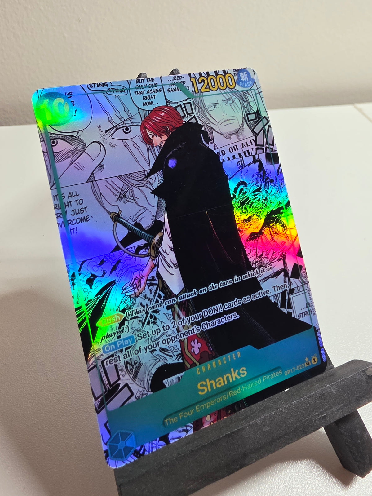 Shanks Manga alt art OP17-022 One Piece Proxy (Copy)
