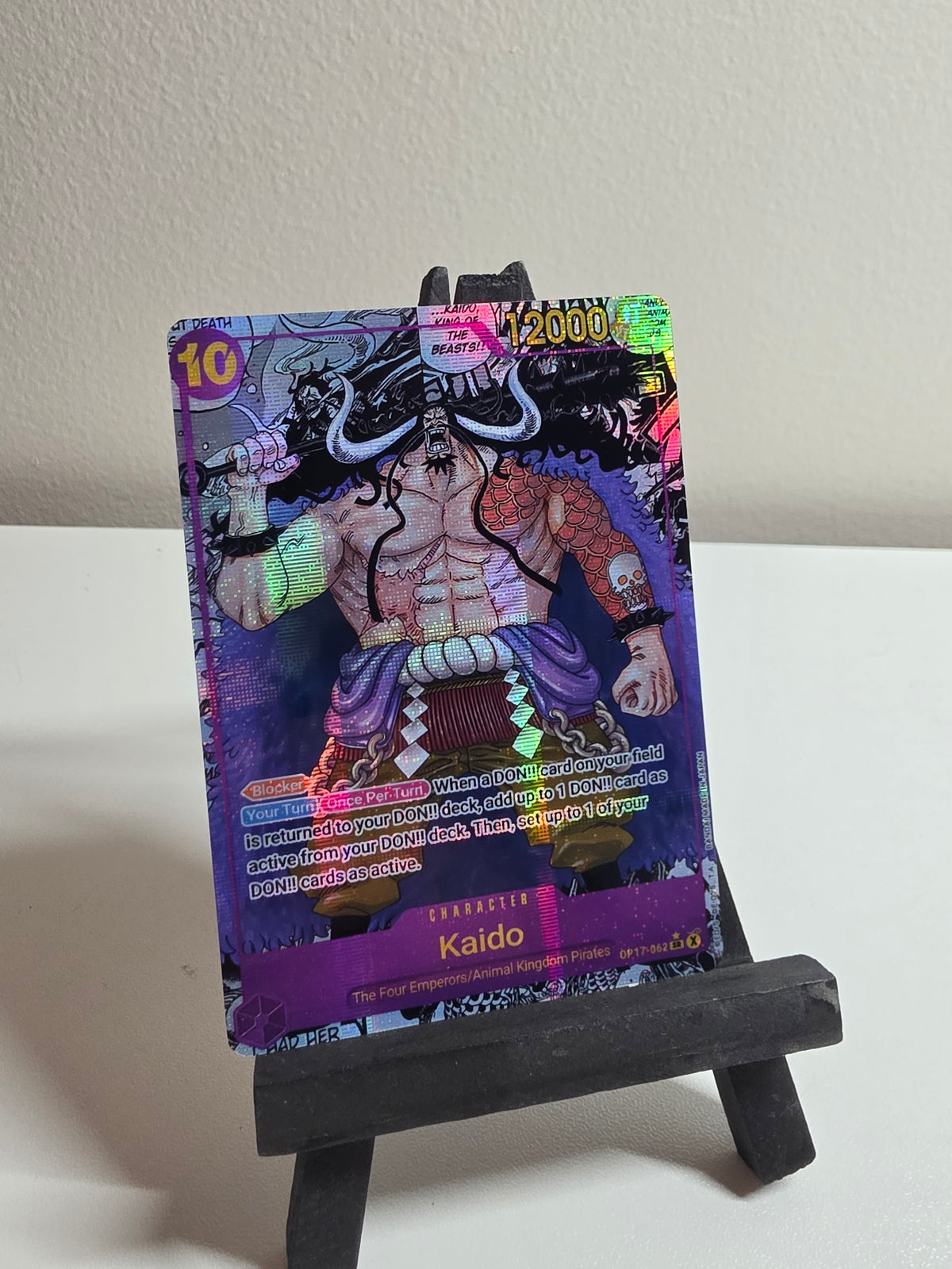 Kaido Manga alt art OP17-062 One Piece Proxy