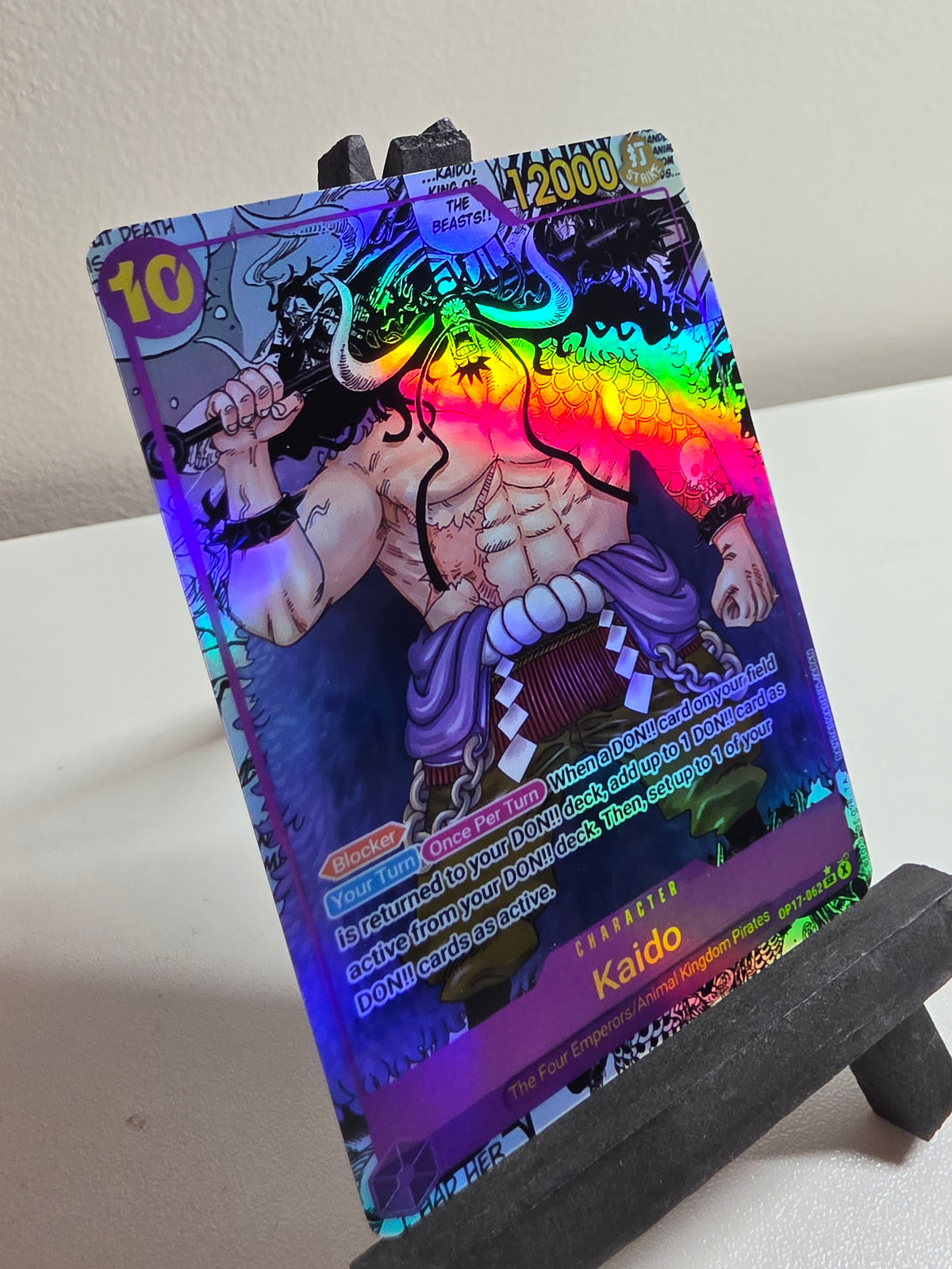 Kaido Manga alt art OP17-062 One Piece Proxy