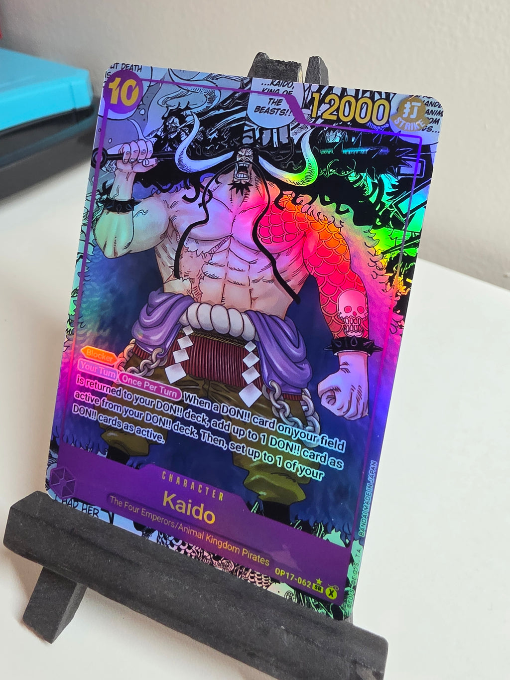 Kaido Manga alt art OP17-062 One Piece Proxy