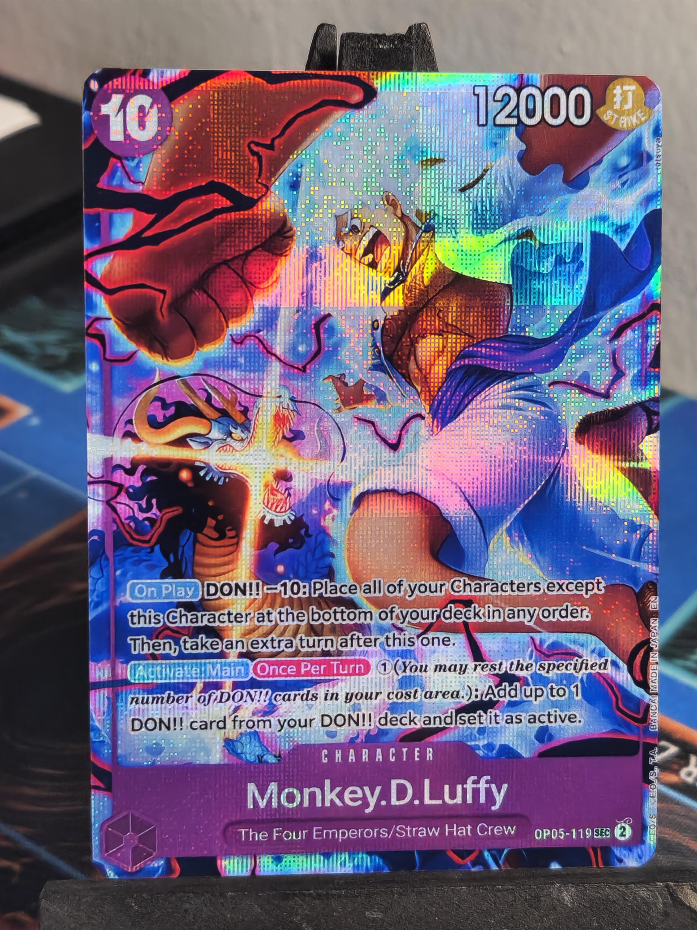 Monkey D Luffy 2nd Anniversary alt art op09-119 One Piece Proxy