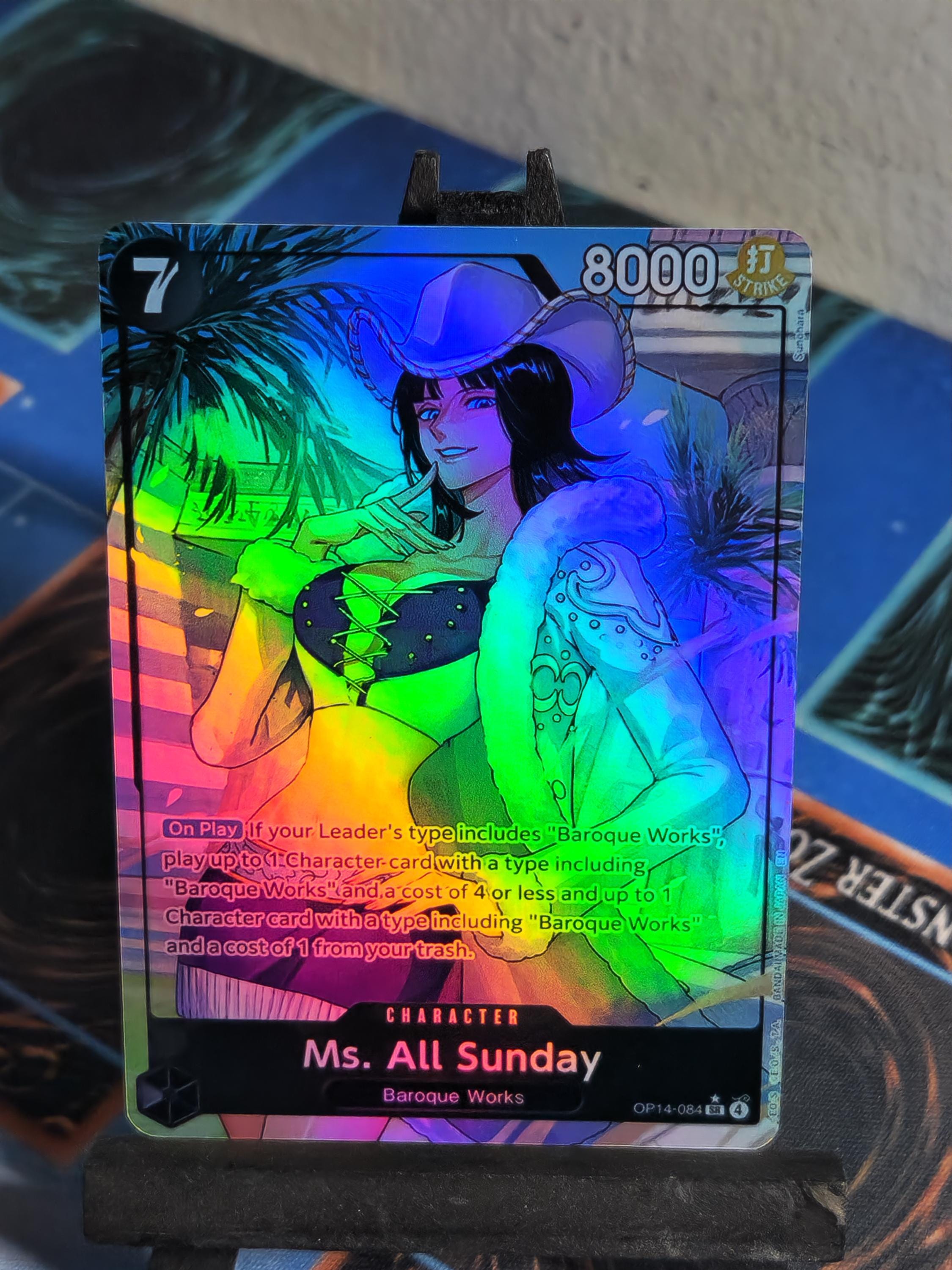 Ms. All Sunday alt art op14-084 One Piece proxy