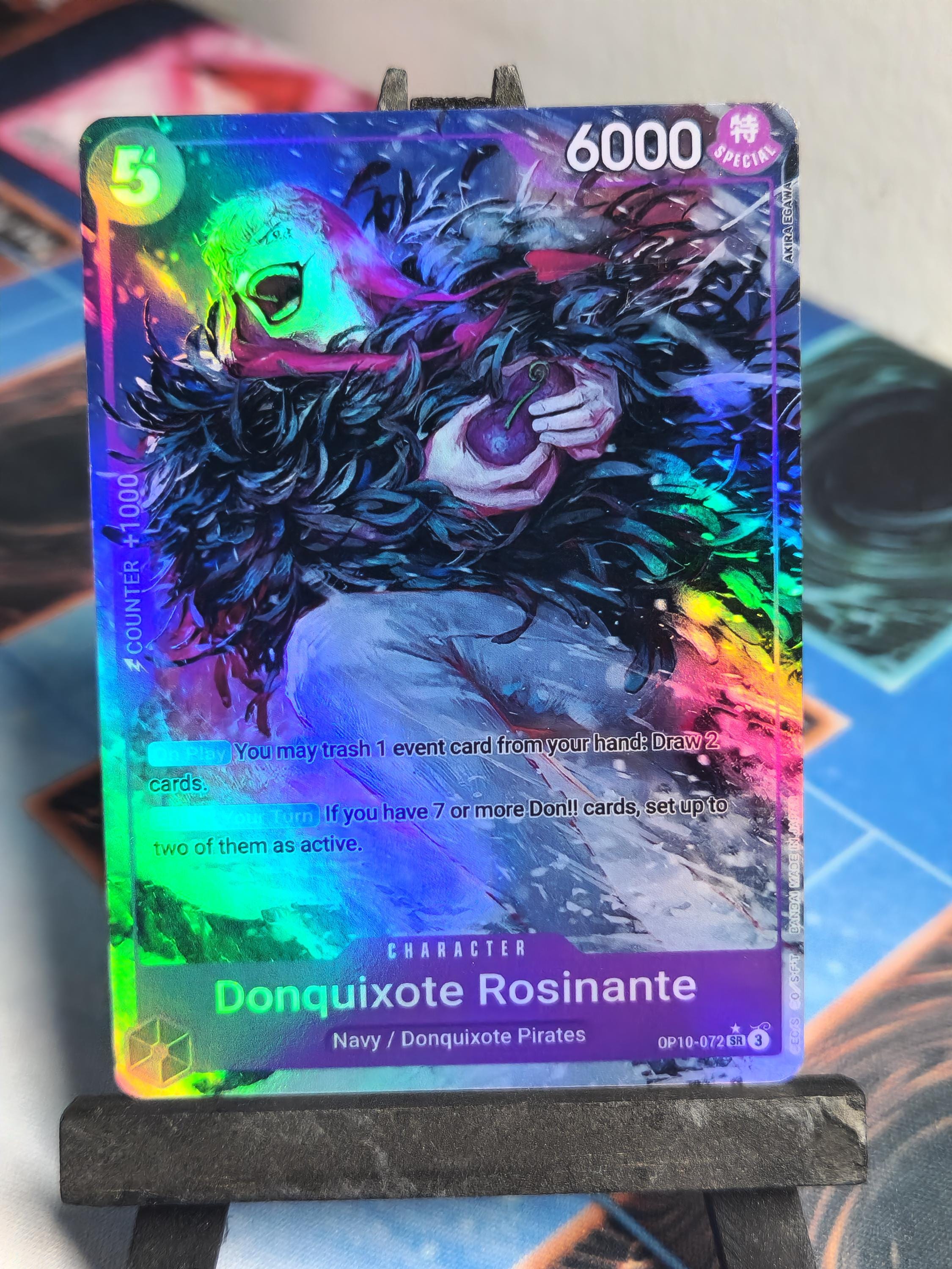 Donquixote Rosinante alt art OP10-072 One Piece Proxy Card