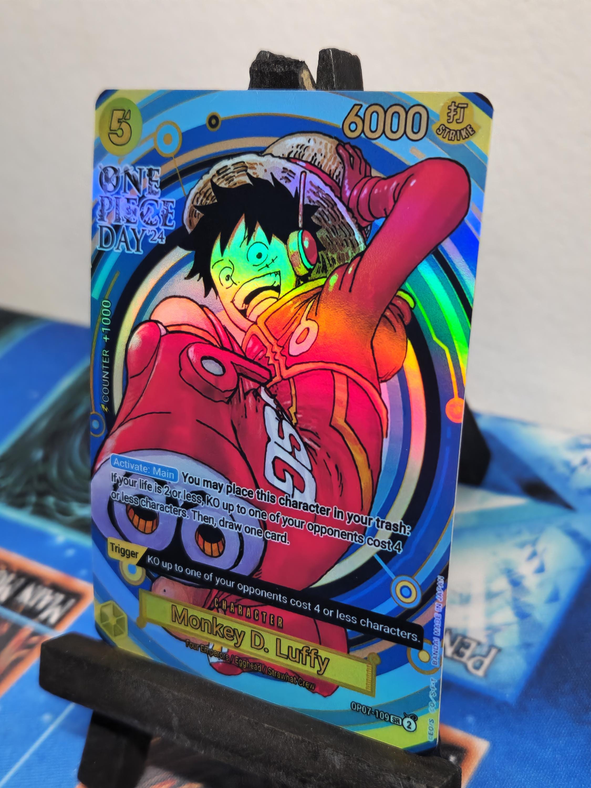 Monkey D Luffy alt art  op07-109 One Piece proxy