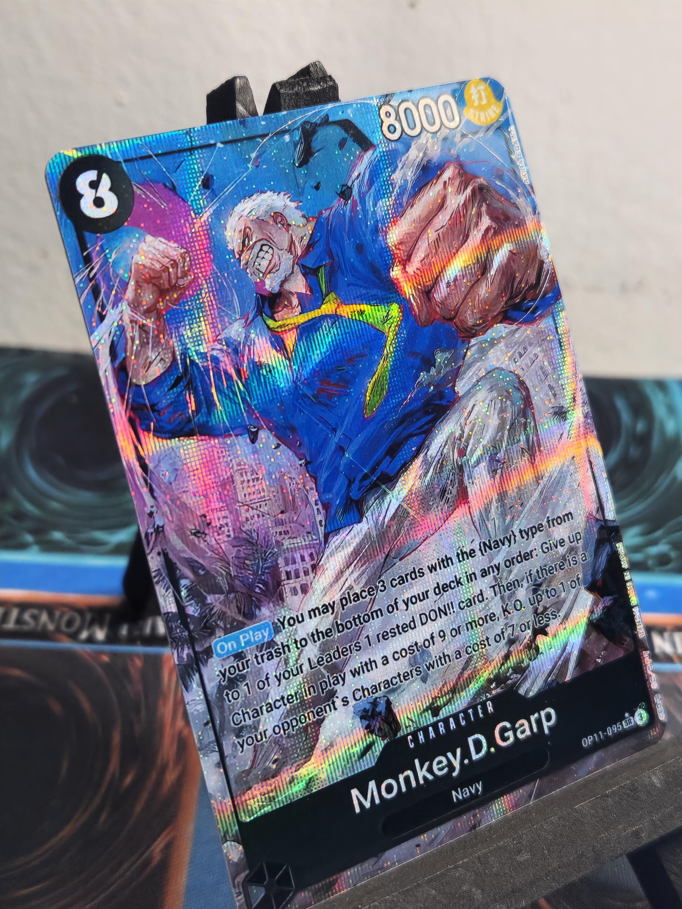 Monkey D Garp Alt Art OP11-095 One Piece Proxy