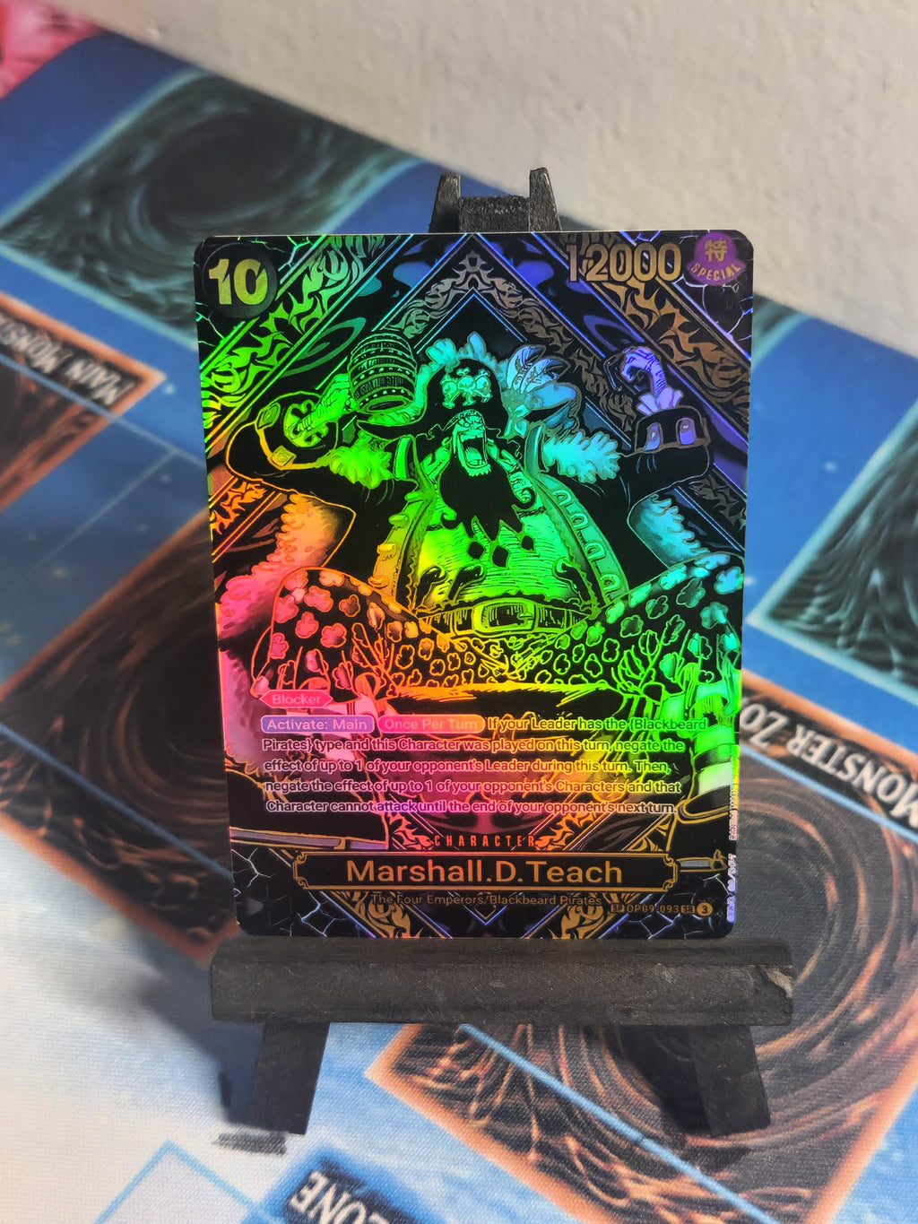 Marshall D Teach SP black and gold alt art op09-093 One Piece Proxy