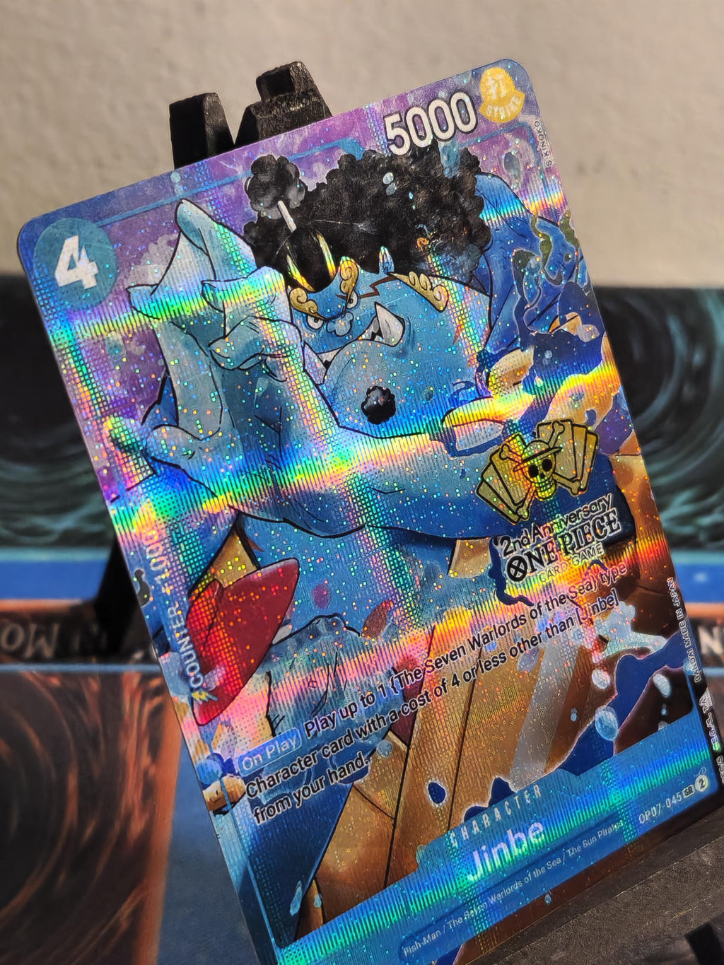 One Piece Jinbe 2nd Anniversary alt art op07-045 proxy