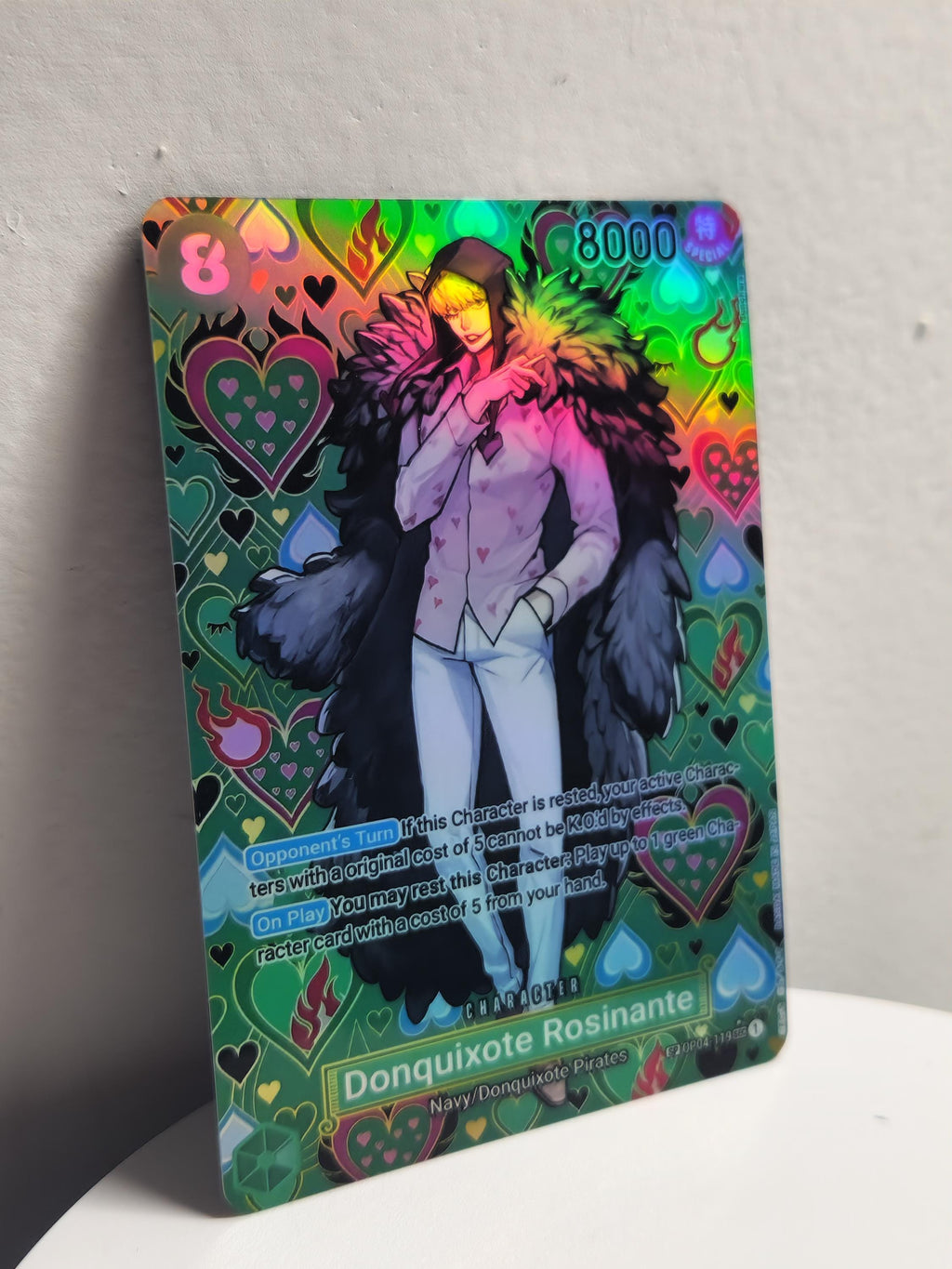 Donquixote Rosinante SP alt art op04-119 One Piece Proxy